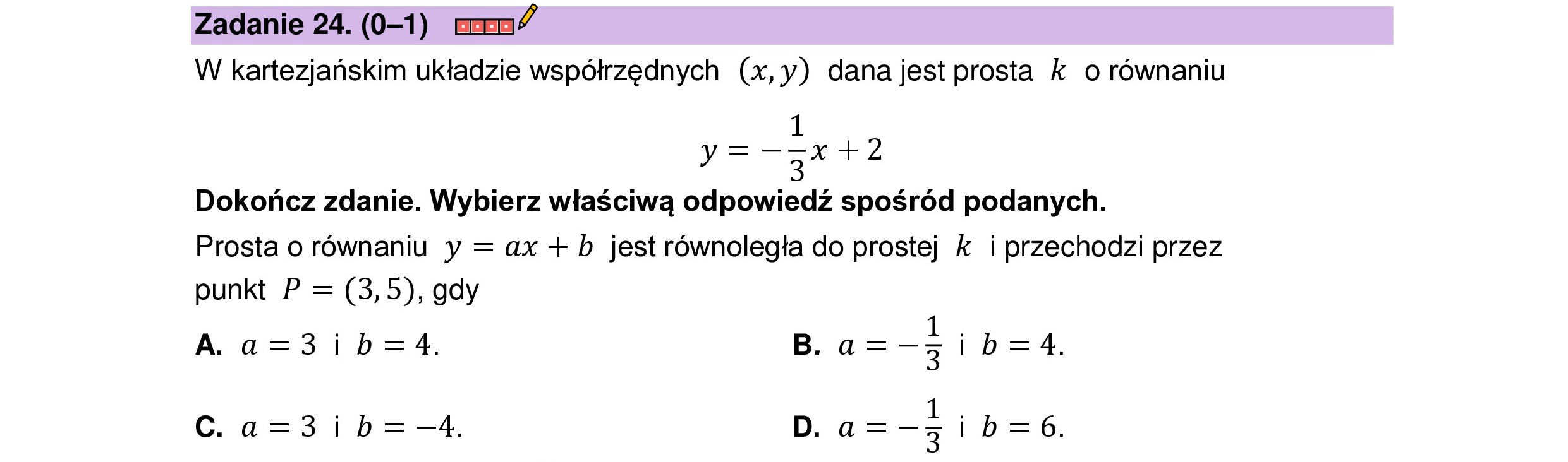 MATEMATYKA 2023 MAJ MATURA PODSTAWOWA ZADANIE 24