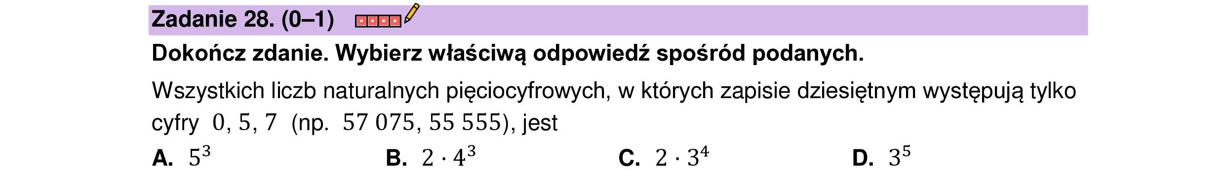 MATEMATYKA 2023 MAJ MATURA PODSTAWOWA ZADANIE 28