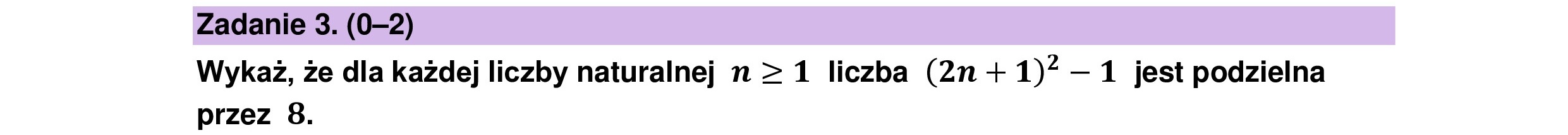 MATEMATYKA 2023 MAJ MATURA PODSTAWOWA ZADANIE 3