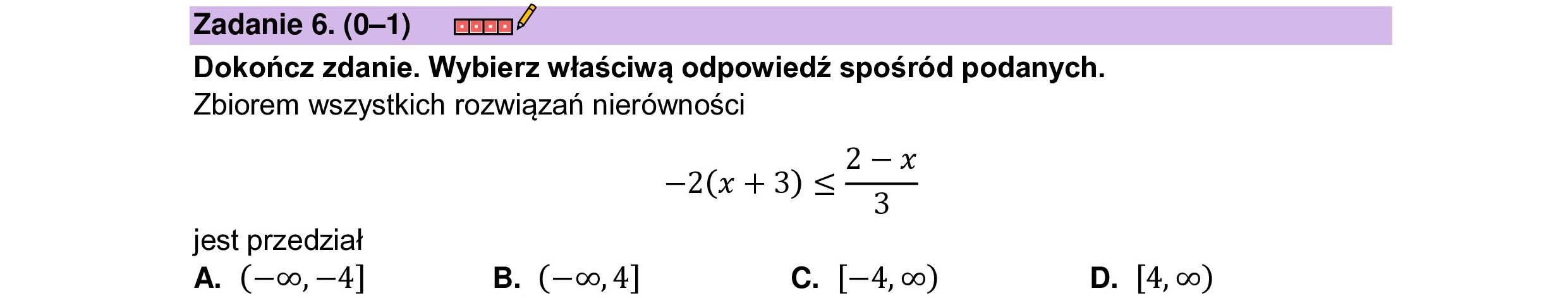 MATEMATYKA 2023 MAJ MATURA PODSTAWOWA ZADANIE 6