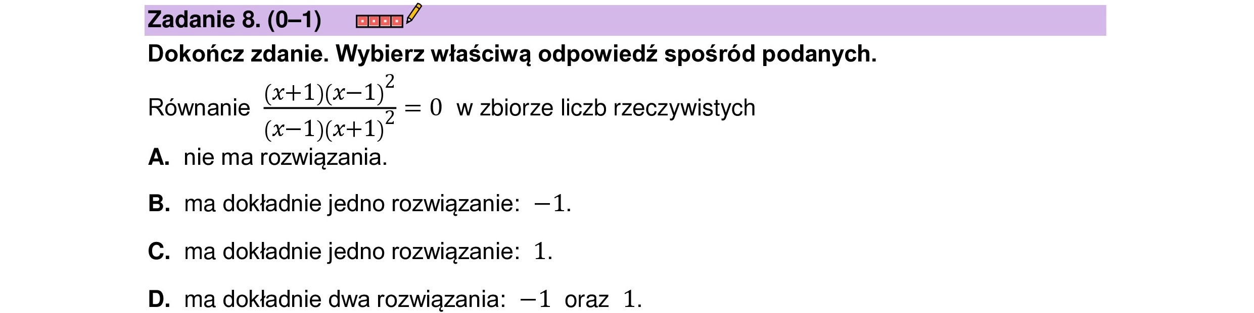 MATEMATYKA 2023 MAJ MATURA PODSTAWOWA ZADANIE 8