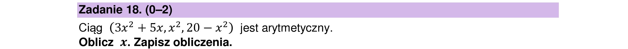 MATEMATYKA 2023 SIERPIEN POPRAWKOWA PODSTAWOWA ZADANIE 18