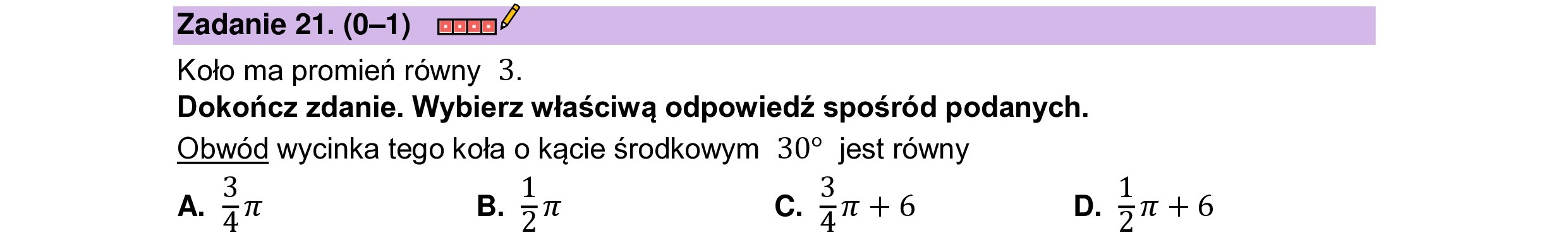 MATEMATYKA 2023 SIERPIEN POPRAWKOWA PODSTAWOWA ZADANIE 21