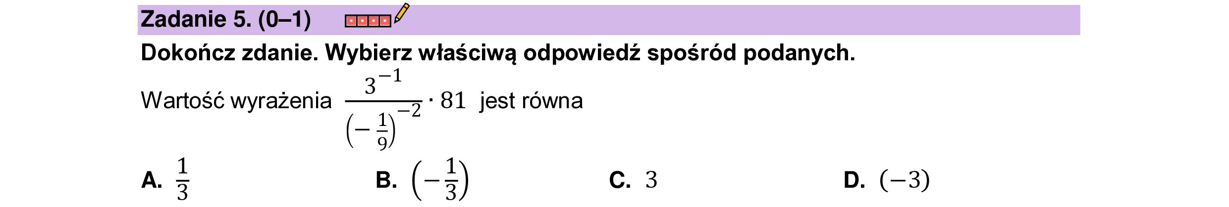 MATEMATYKA 2023 SIERPIEN POPRAWKOWA PODSTAWOWA ZADANIE 5