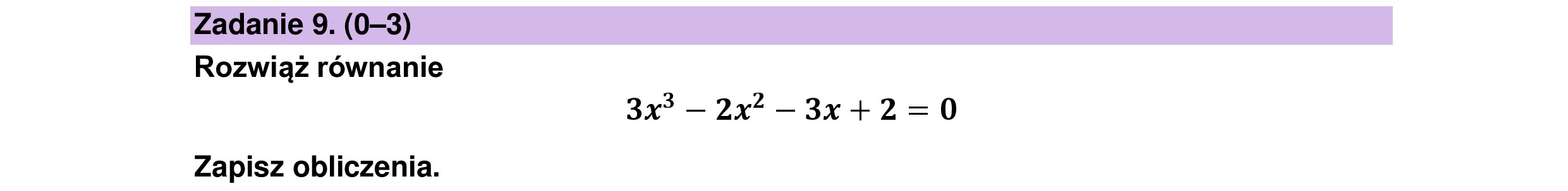 MATEMATYKA 2023 SIERPIEN POPRAWKOWA PODSTAWOWA ZADANIE 9