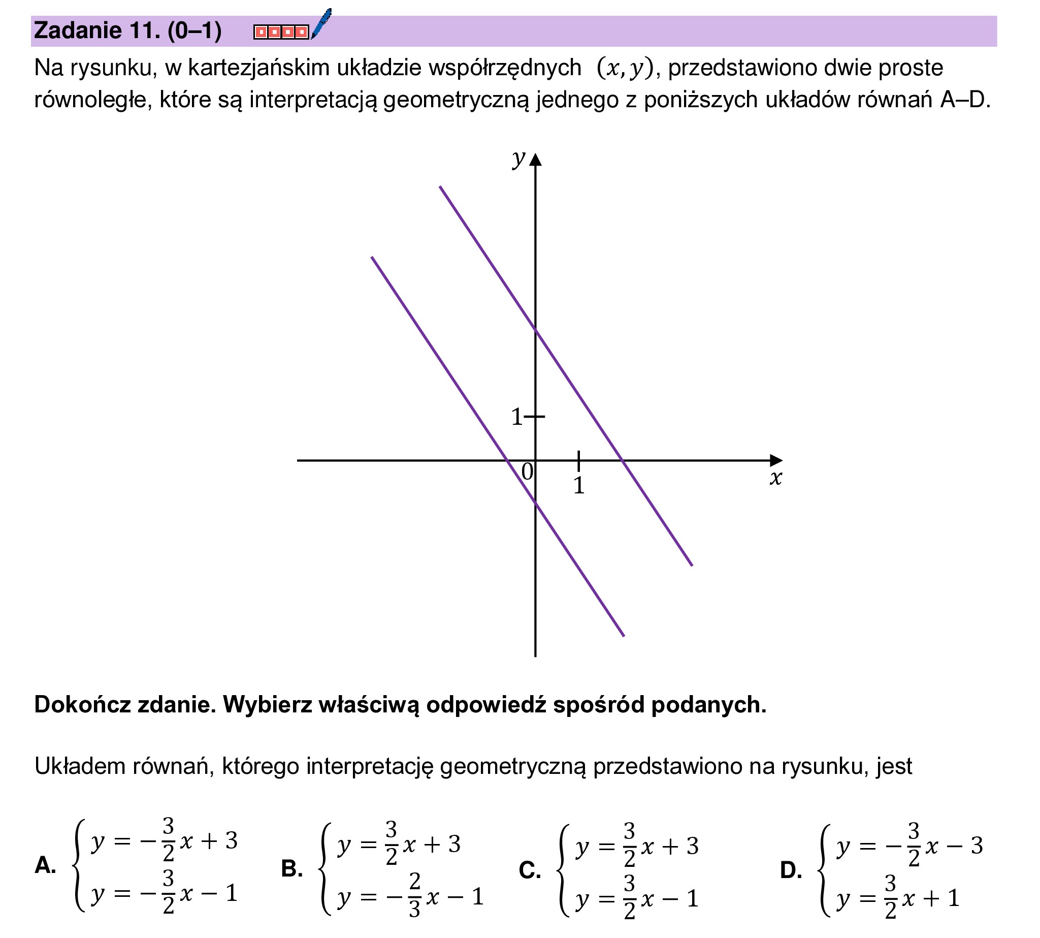 MATEMATYKA 2024 MAJ MATURA PODSTAWOWA ZADANIE 11