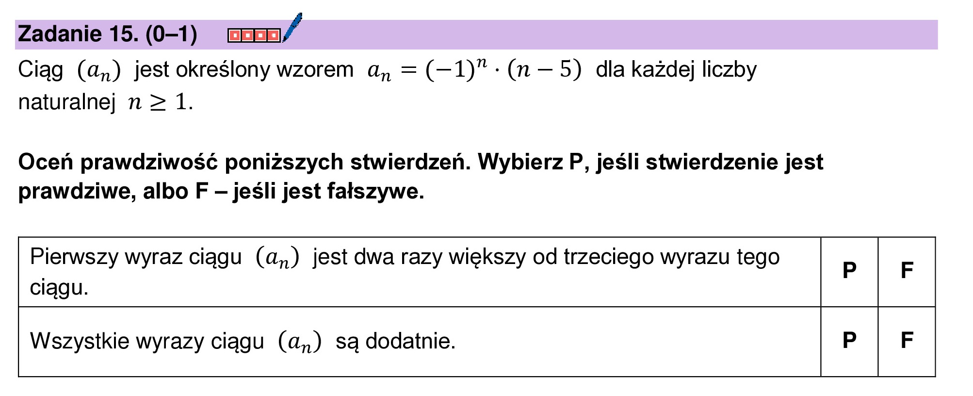 MATEMATYKA 2024 MAJ MATURA PODSTAWOWA ZADANIE 15