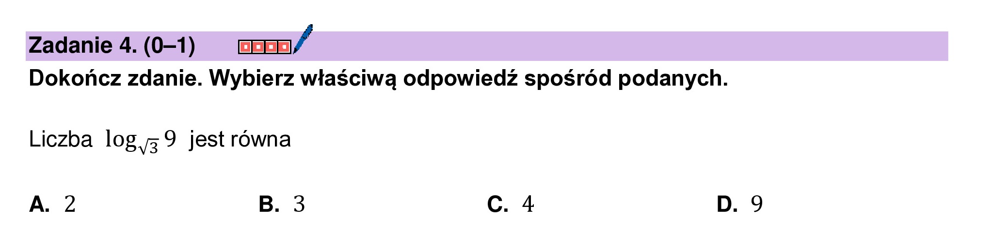 MATEMATYKA 2024 MAJ MATURA PODSTAWOWA ZADANIE 4