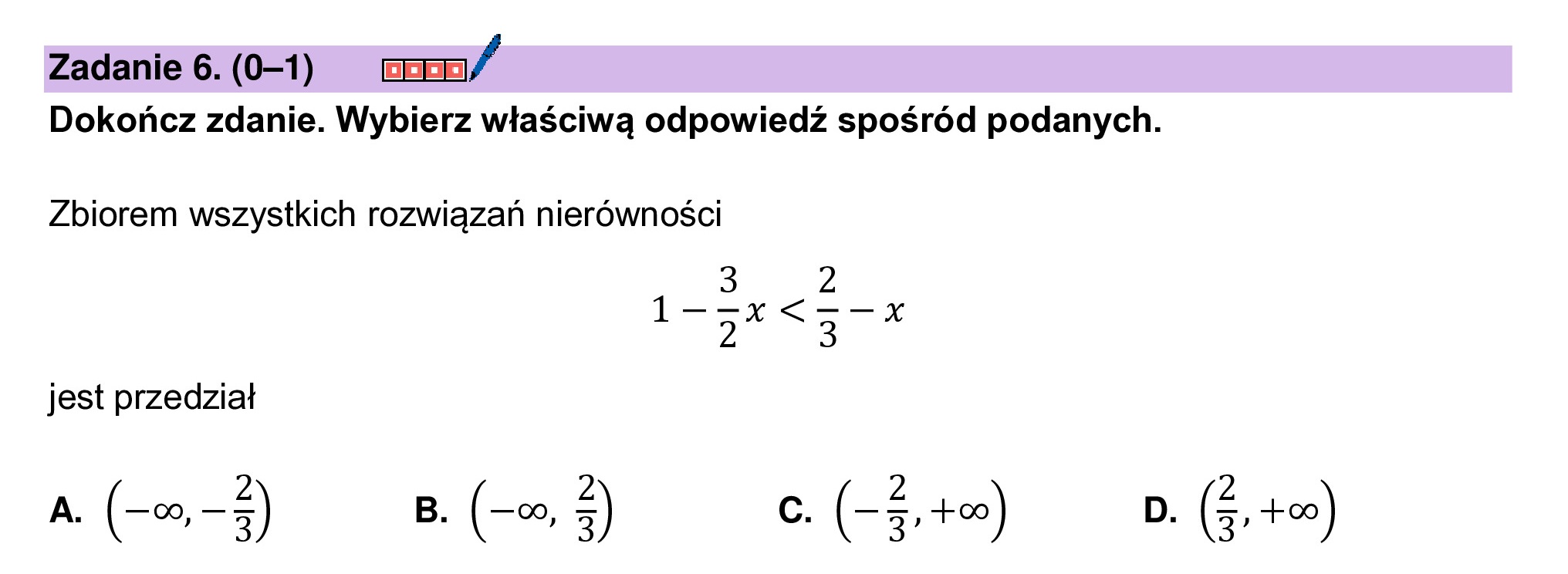 MATEMATYKA 2024 MAJ MATURA PODSTAWOWA ZADANIE 6