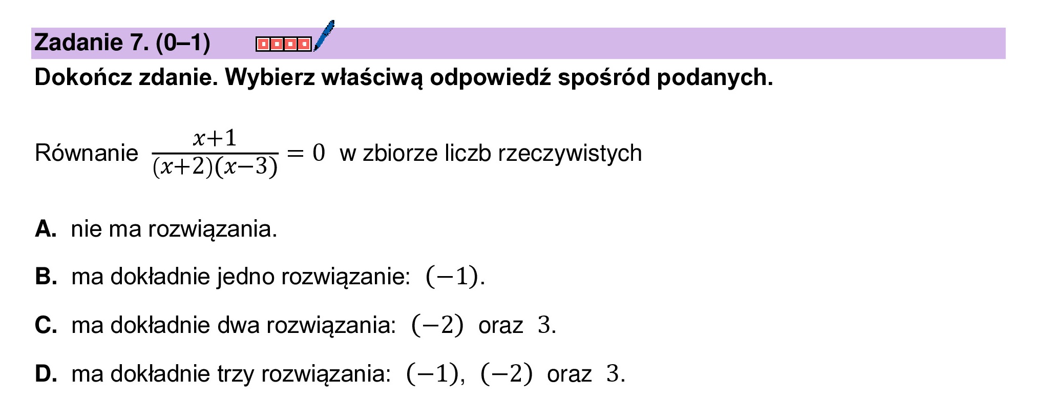 MATEMATYKA 2024 MAJ MATURA PODSTAWOWA ZADANIE 7