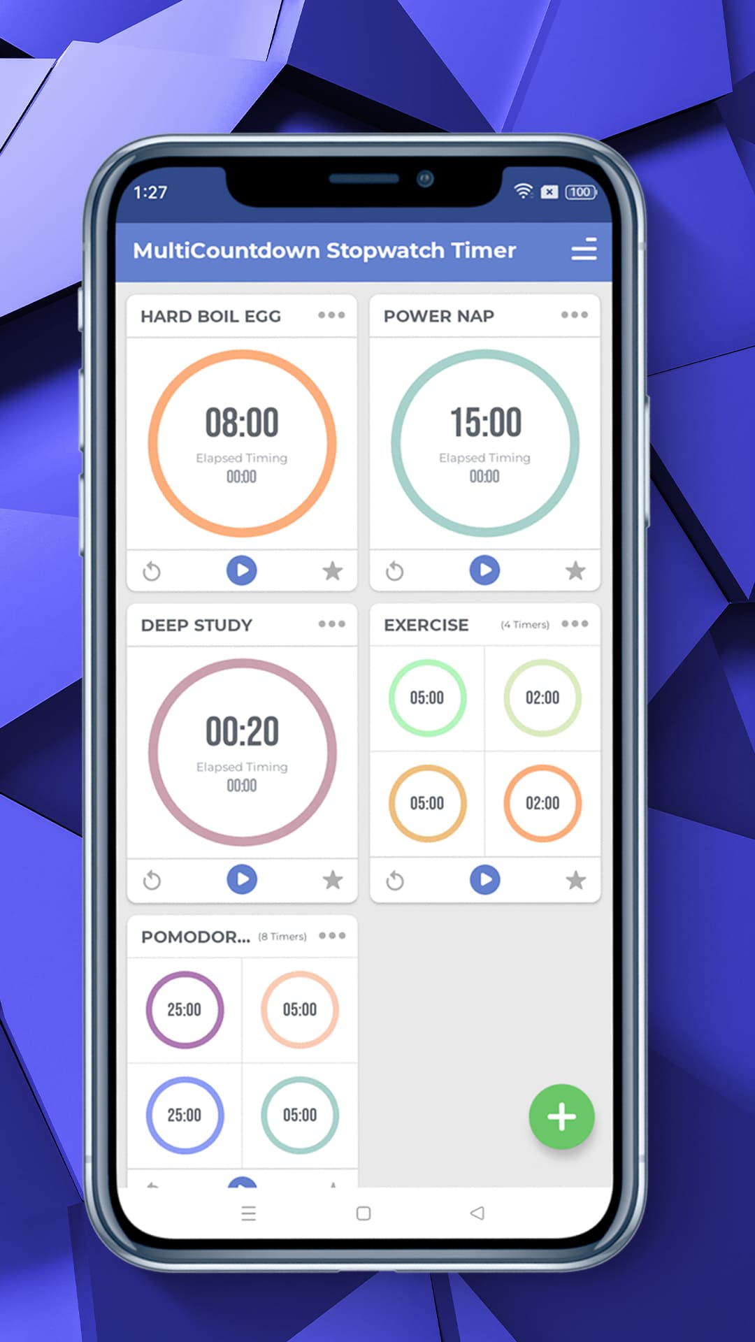 Multi Timer Stopwatch Android screenshot 1