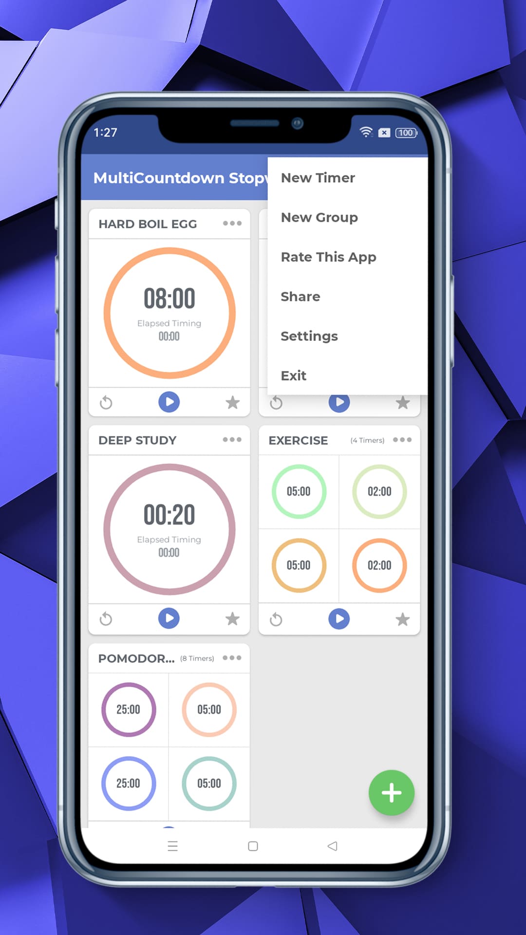 Multi Timer Stopwatch Android screenshot 2