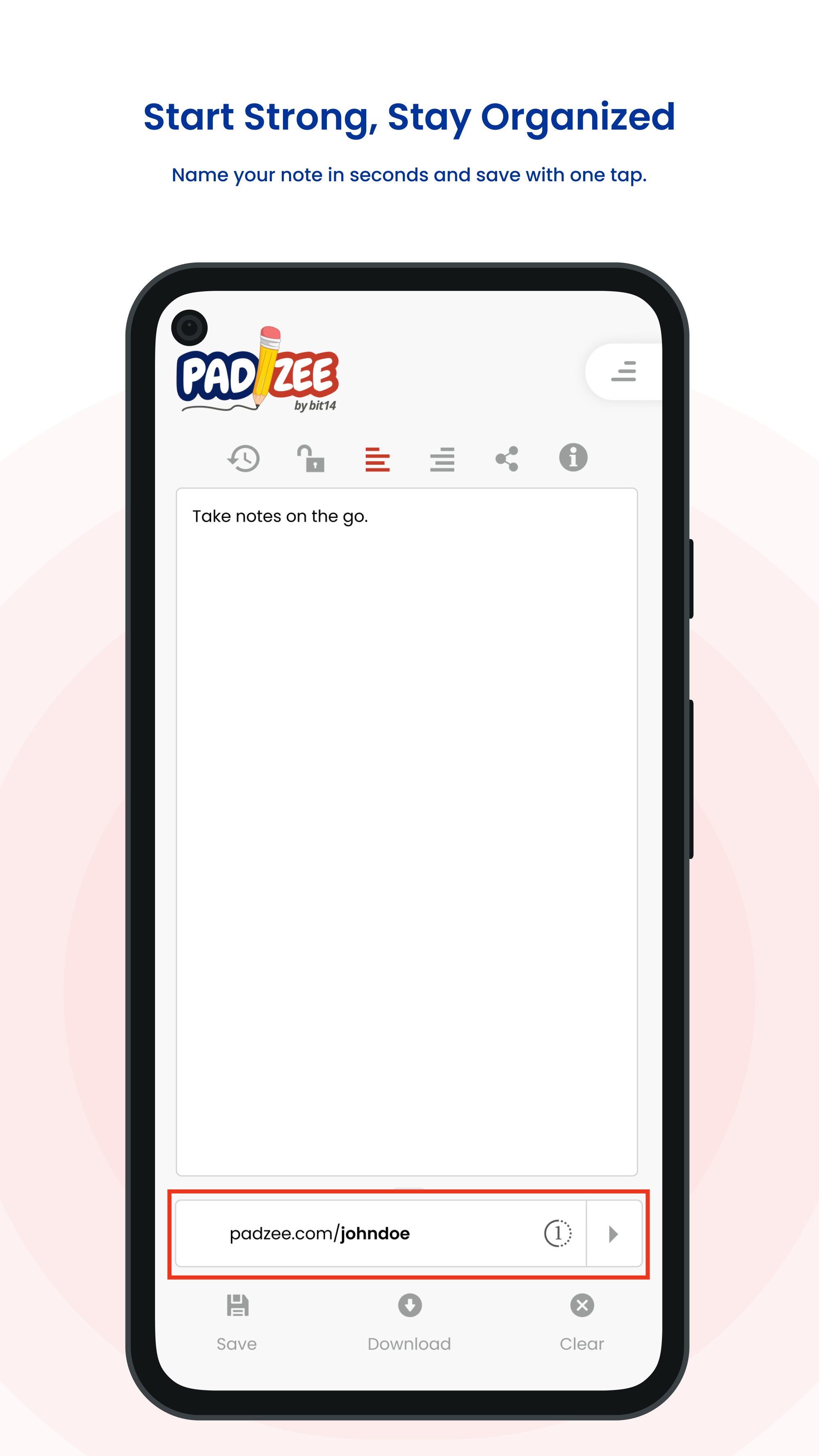 Padzee - Online Clipboard Android screenshot 2