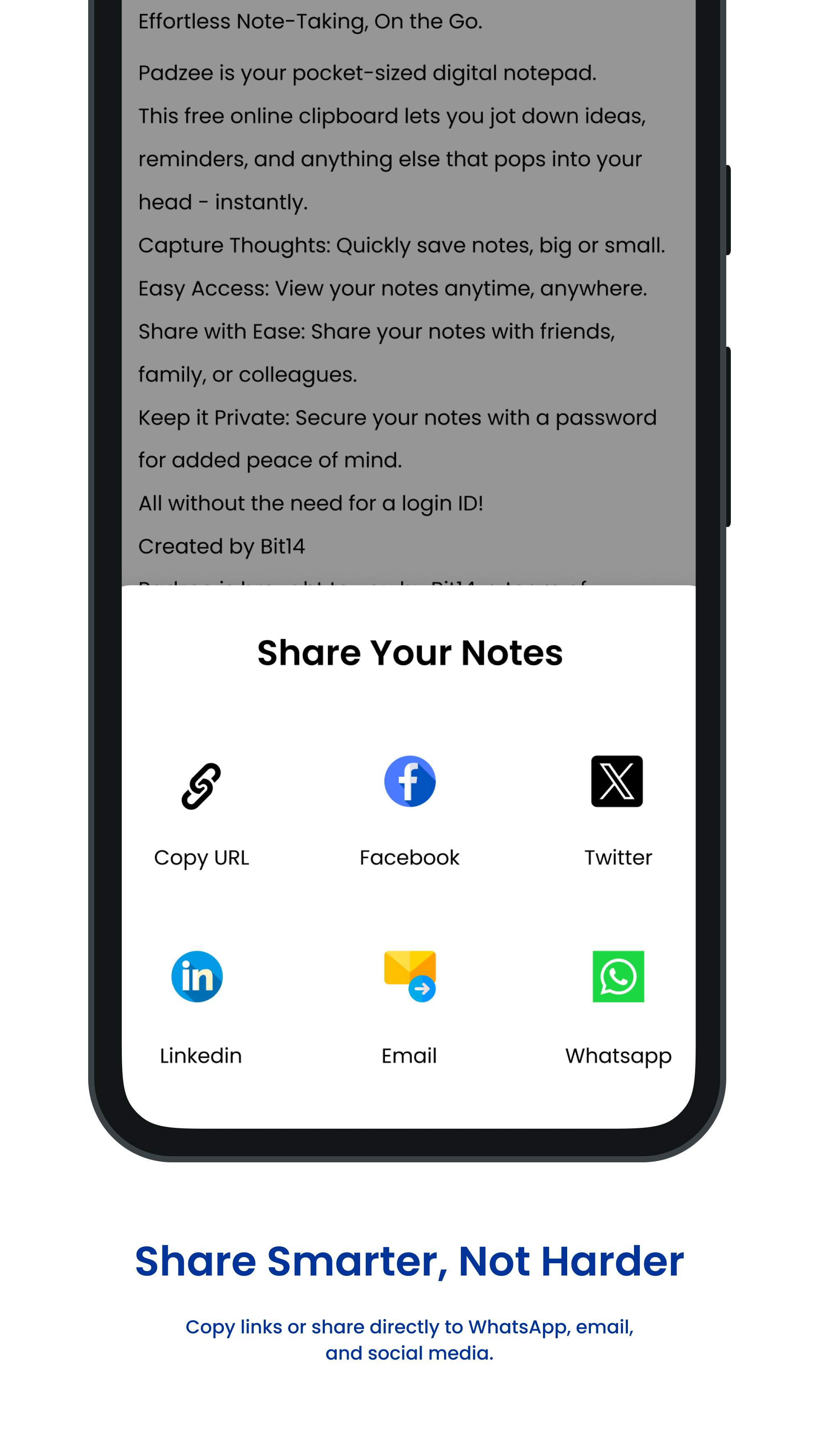 Padzee - Online Clipboard Android screenshot 3