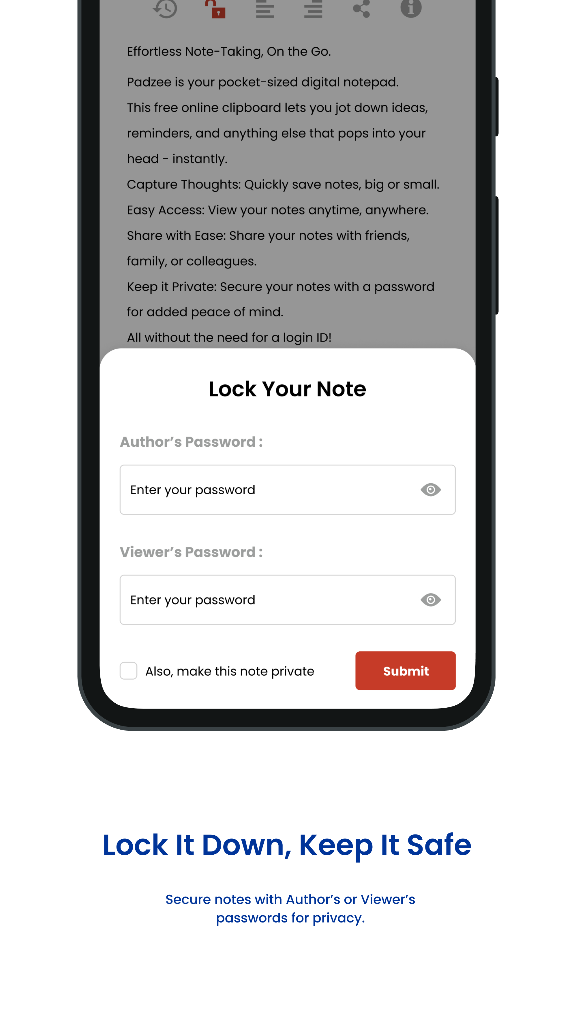 Padzee - Online Clipboard Android screenshot 5