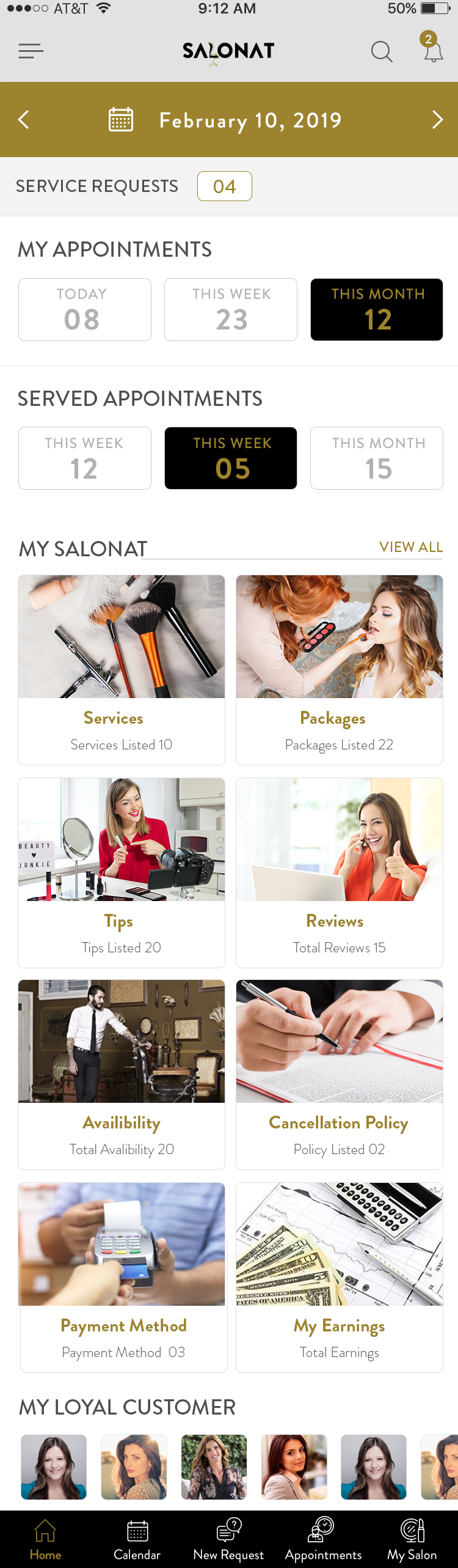 Salonat - Online Beauty Home Service (Beautician) Android screenshot 1