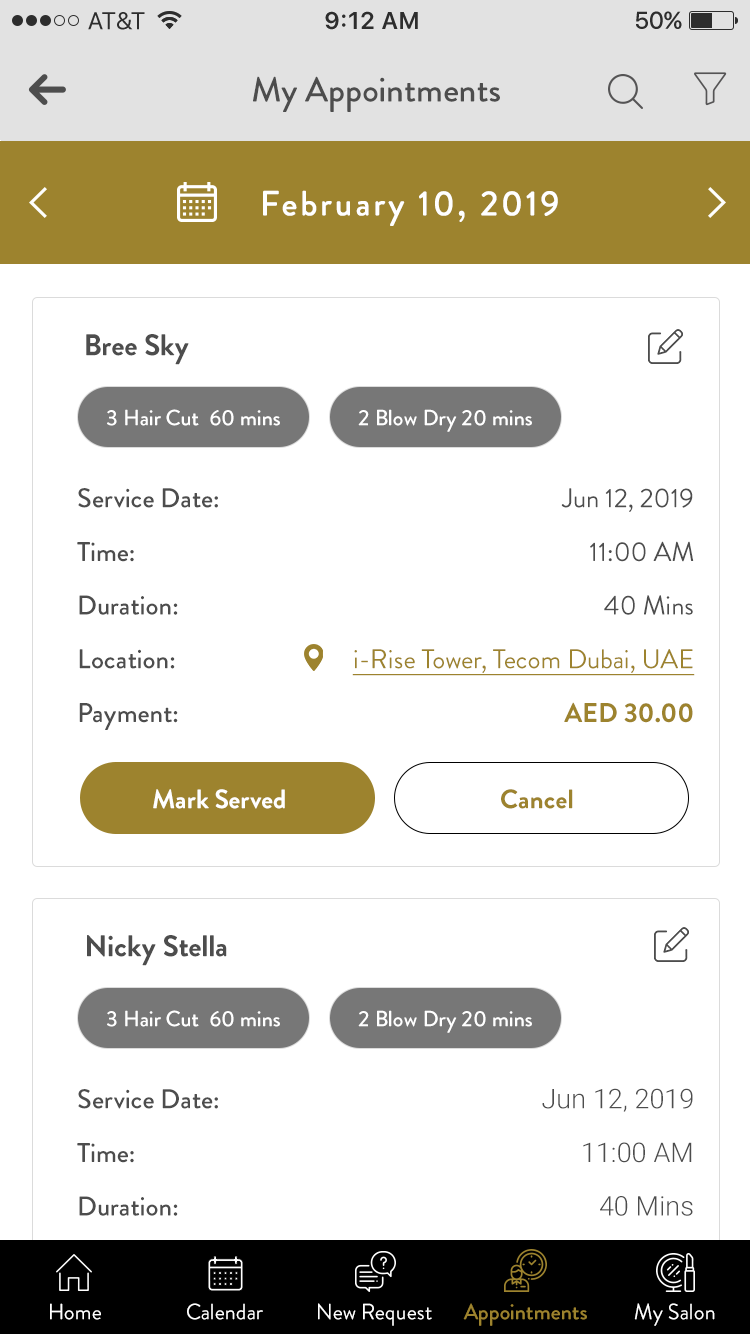 Salonat - Online Beauty Home Service (Beautician) Android screenshot 4