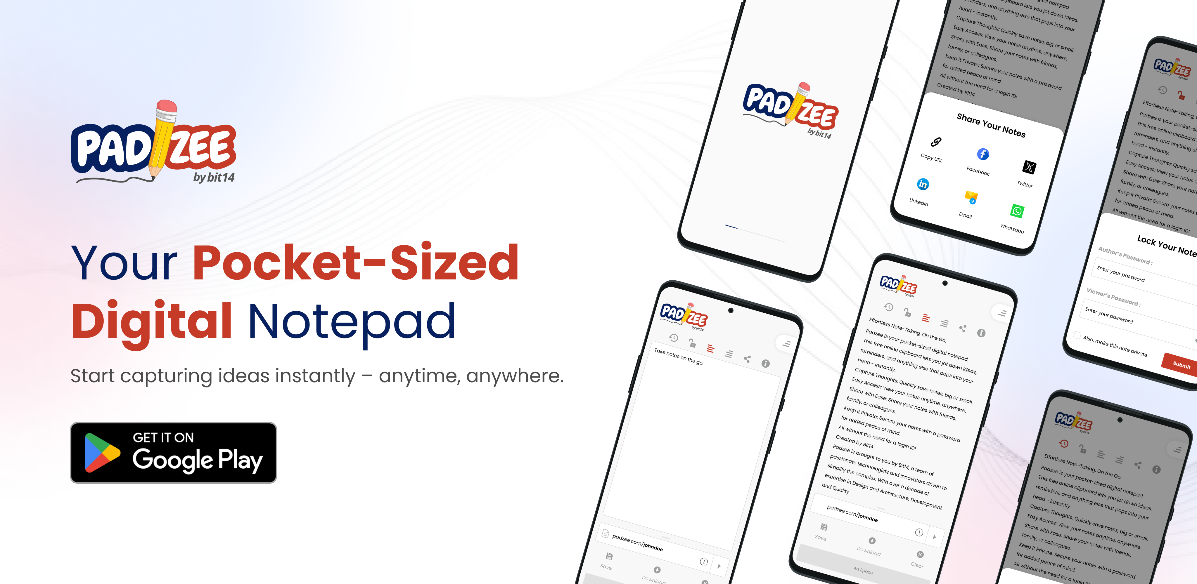 Padzee - Online Clipboard