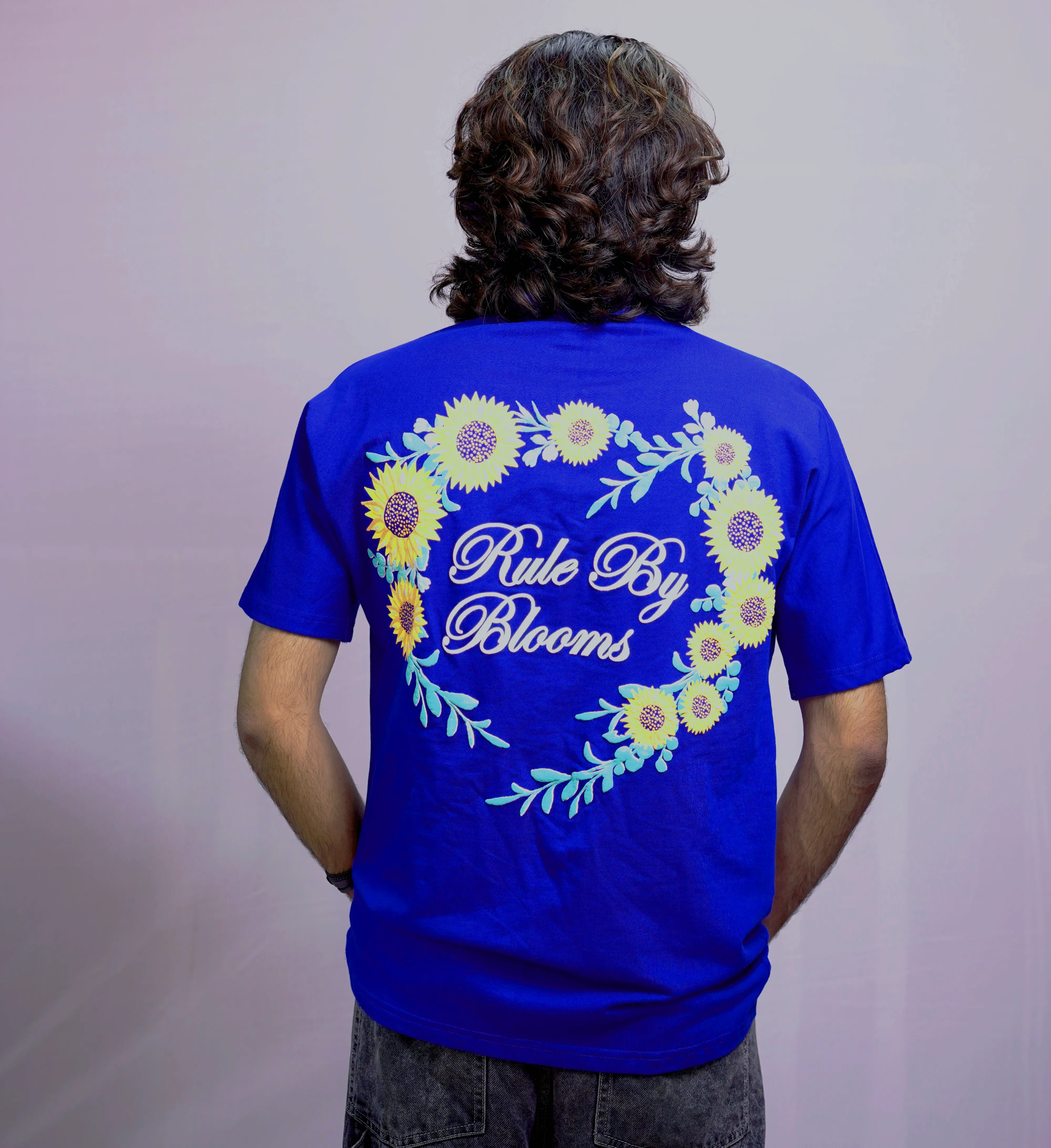 bloom royal blue tshirt, photo 3 of 3