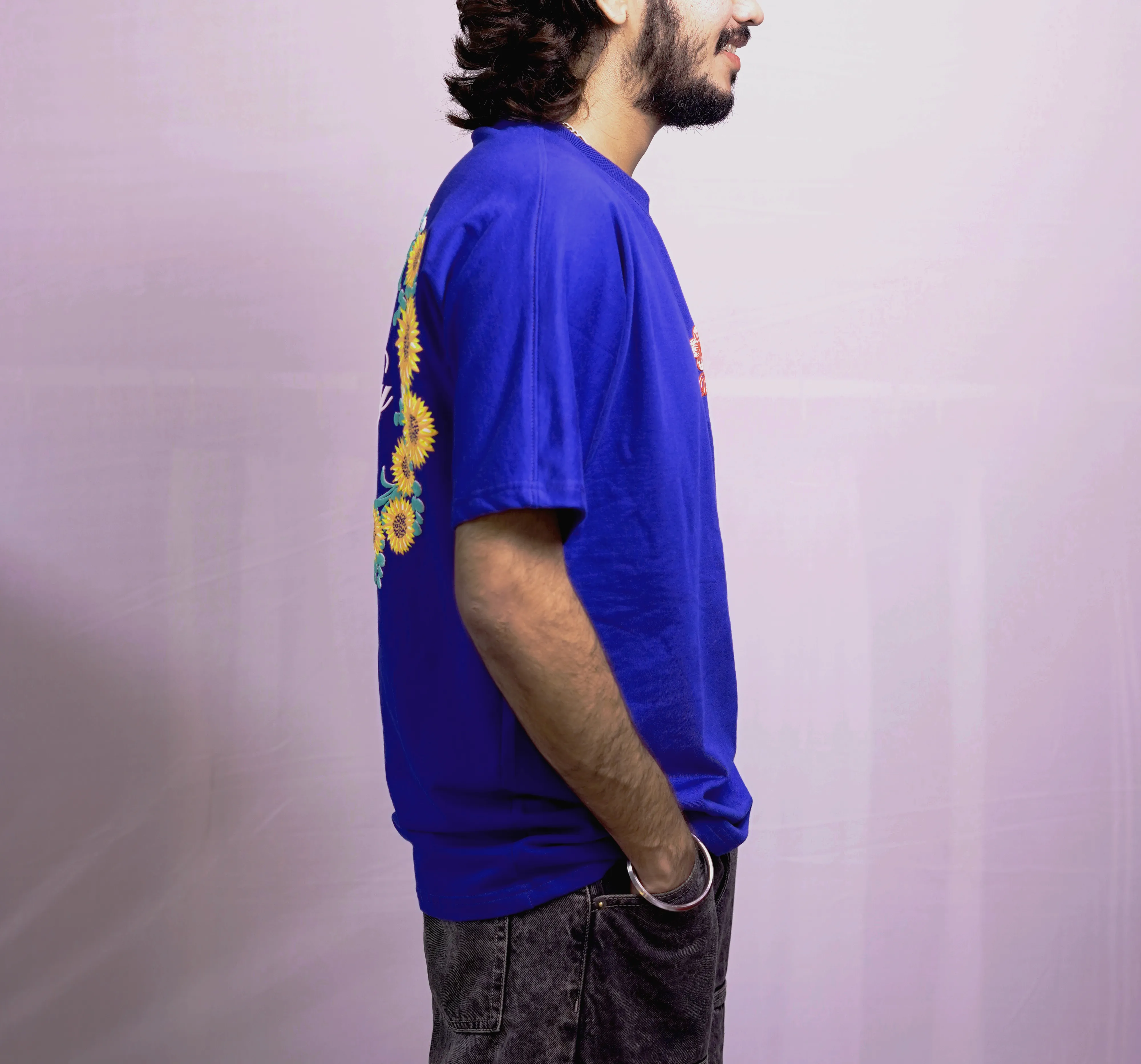bloom royal blue tshirt, photo 2 of 3