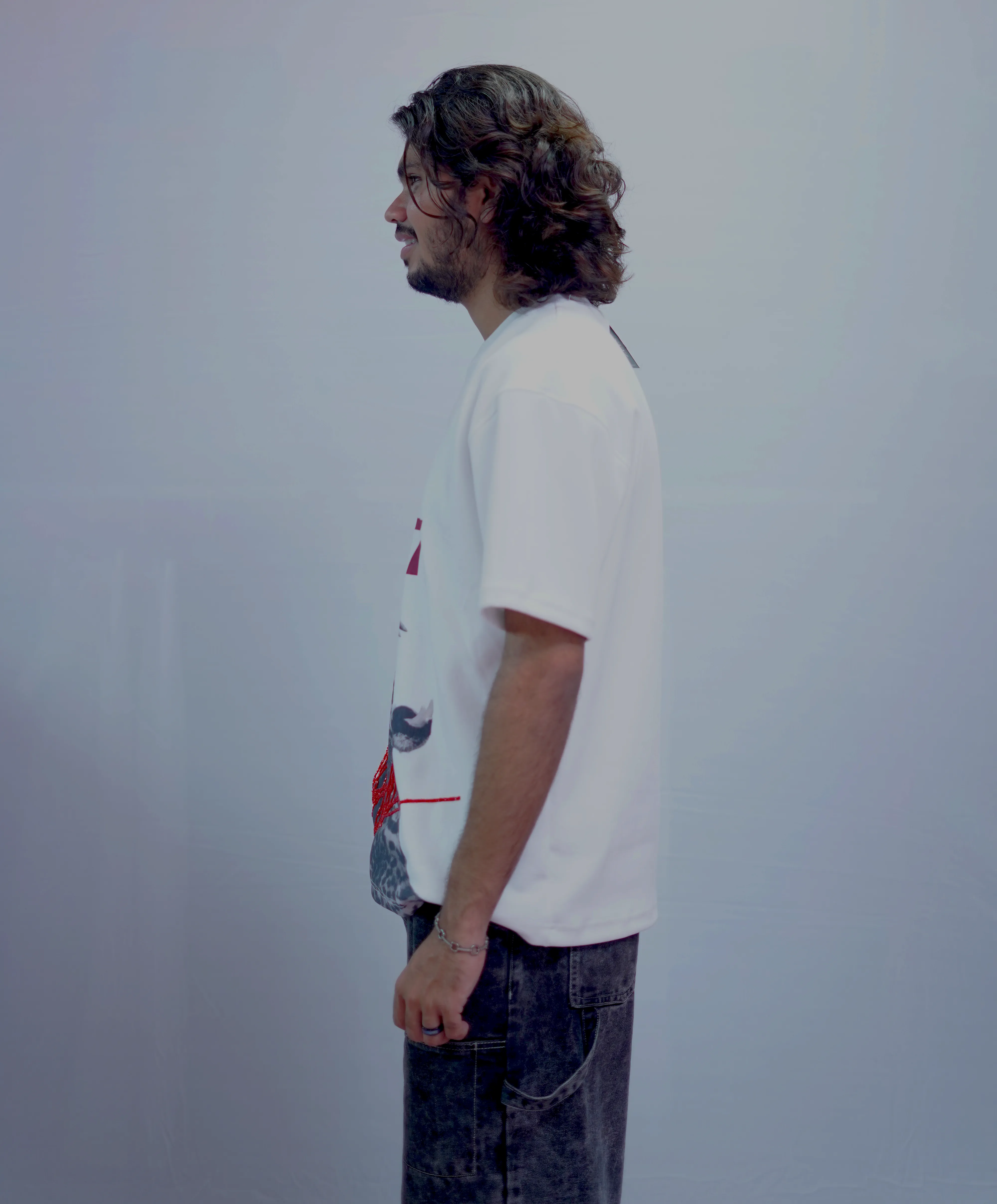 CHEETAH WHITE AARI TEES