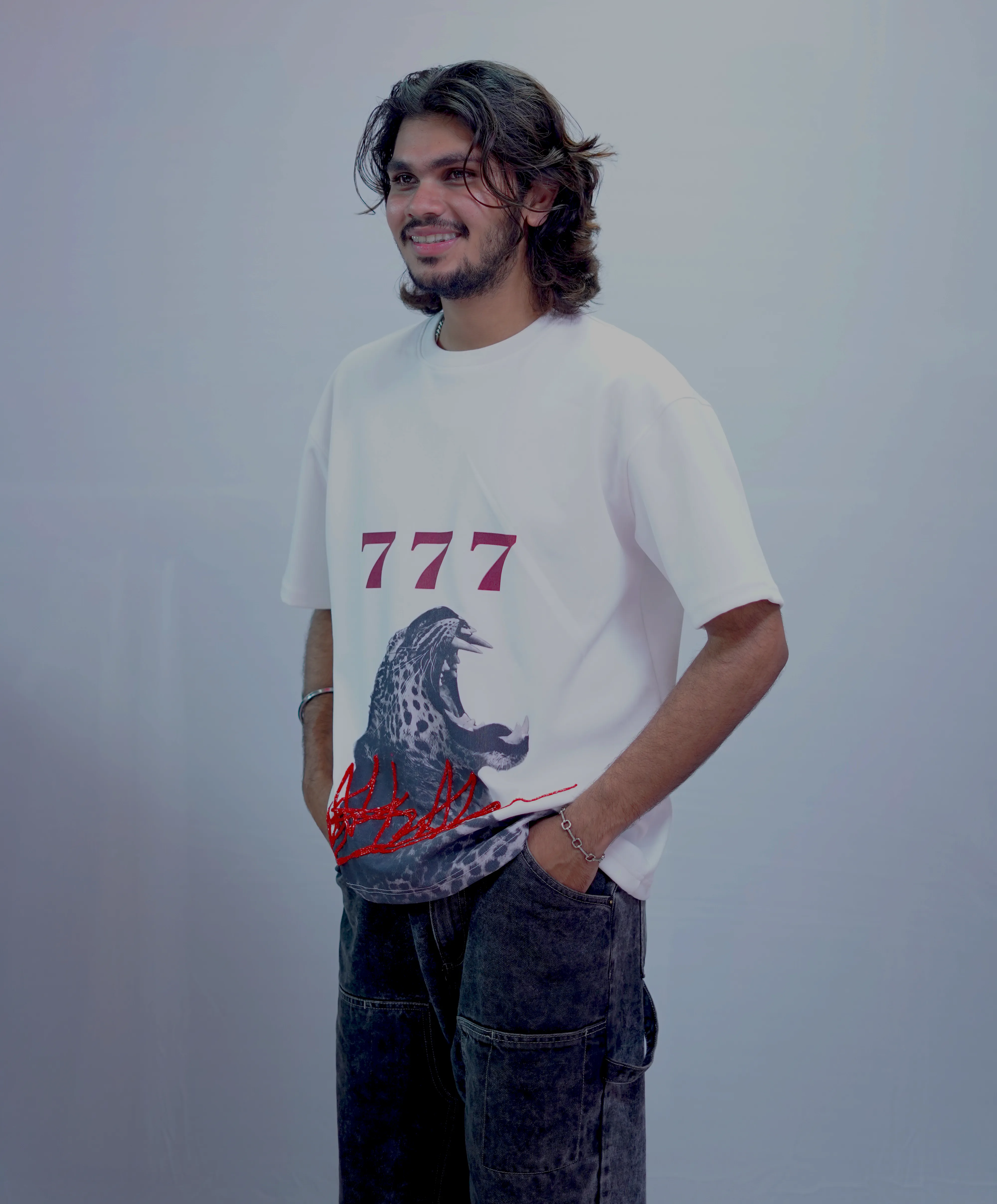 CHEETAH WHITE AARI TEES
