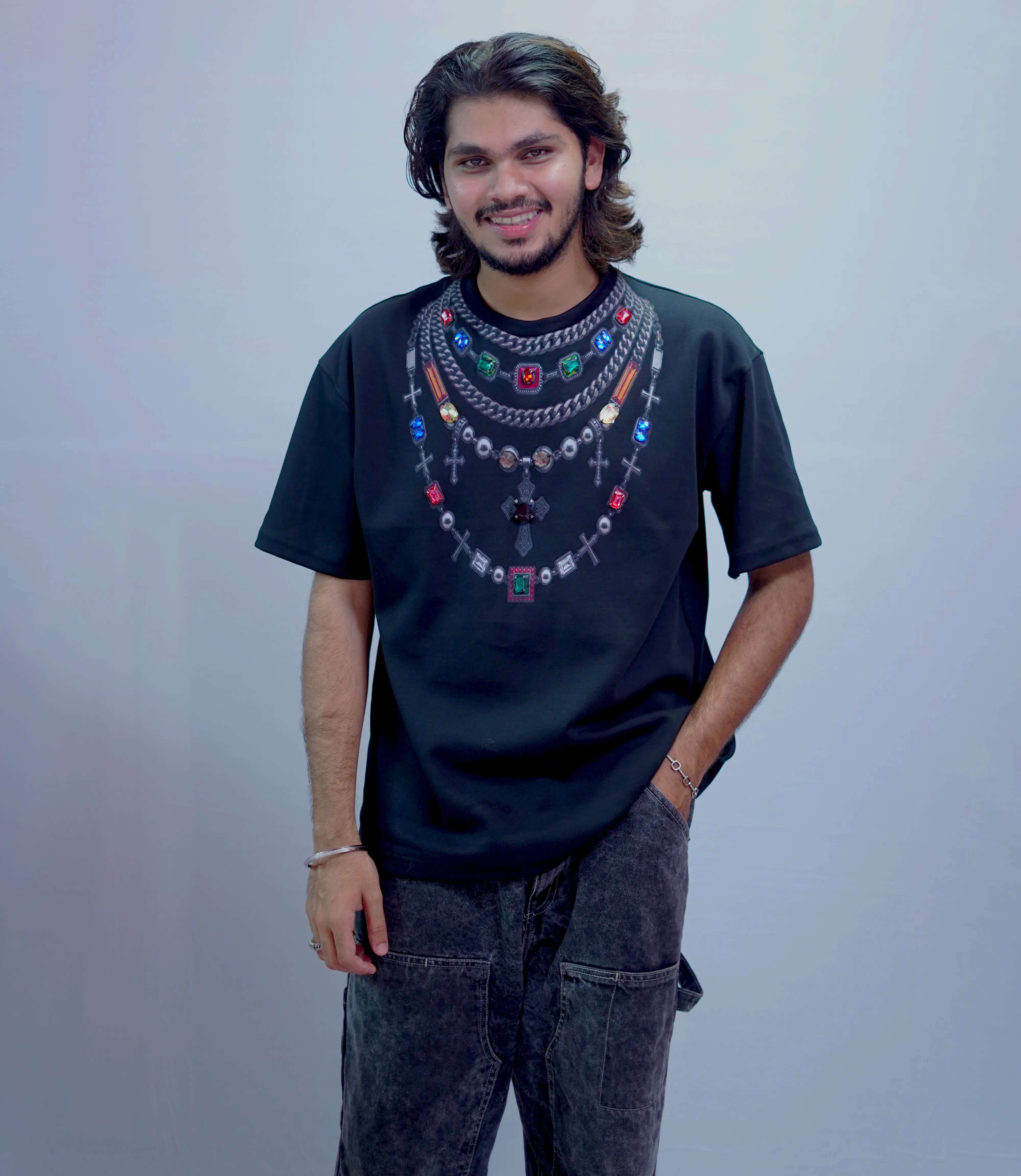 CHROMEHEART BLACK AARI TEES
