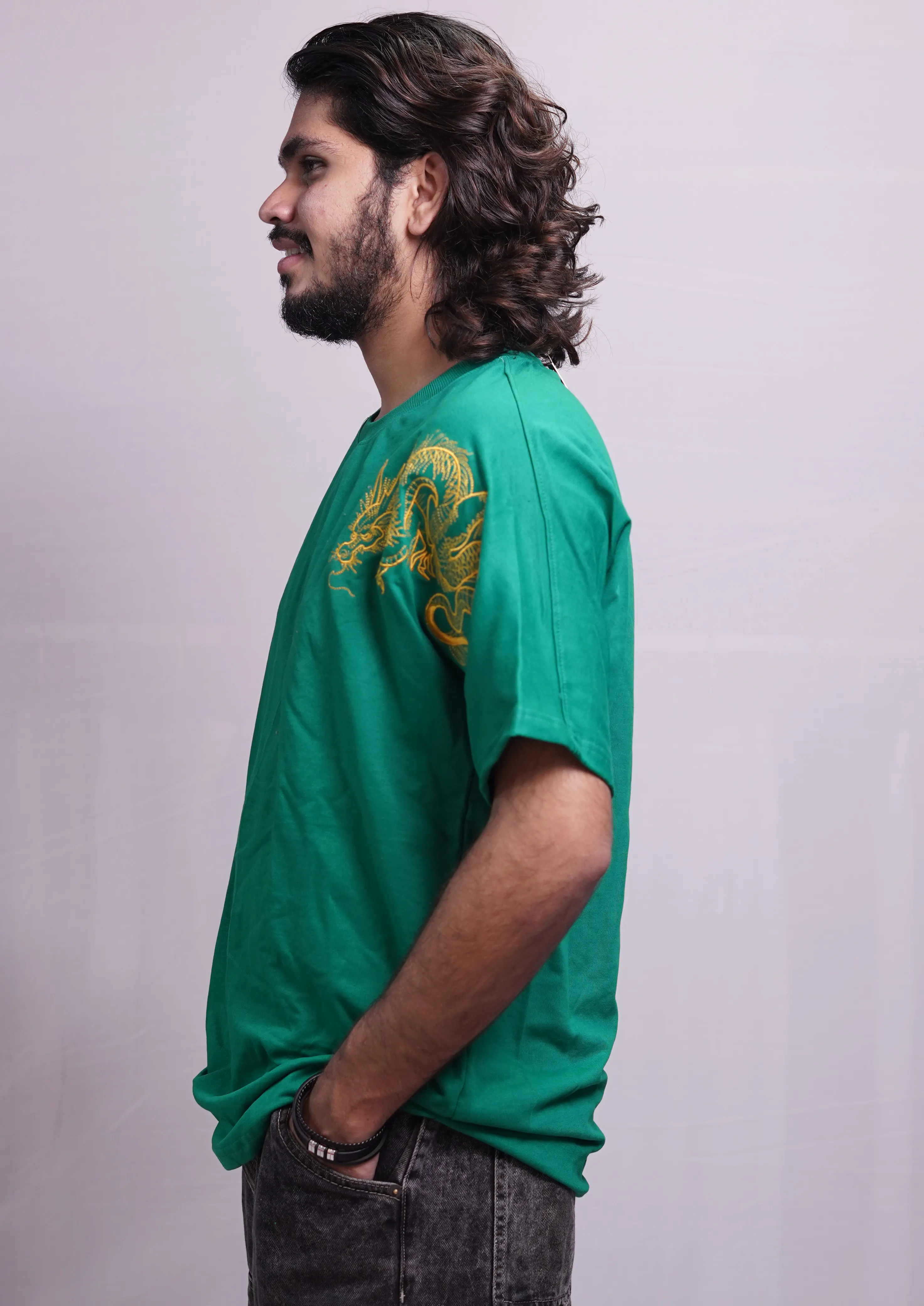GREEN DRAGON EMBROIDERY TEES, photo 3 of 4