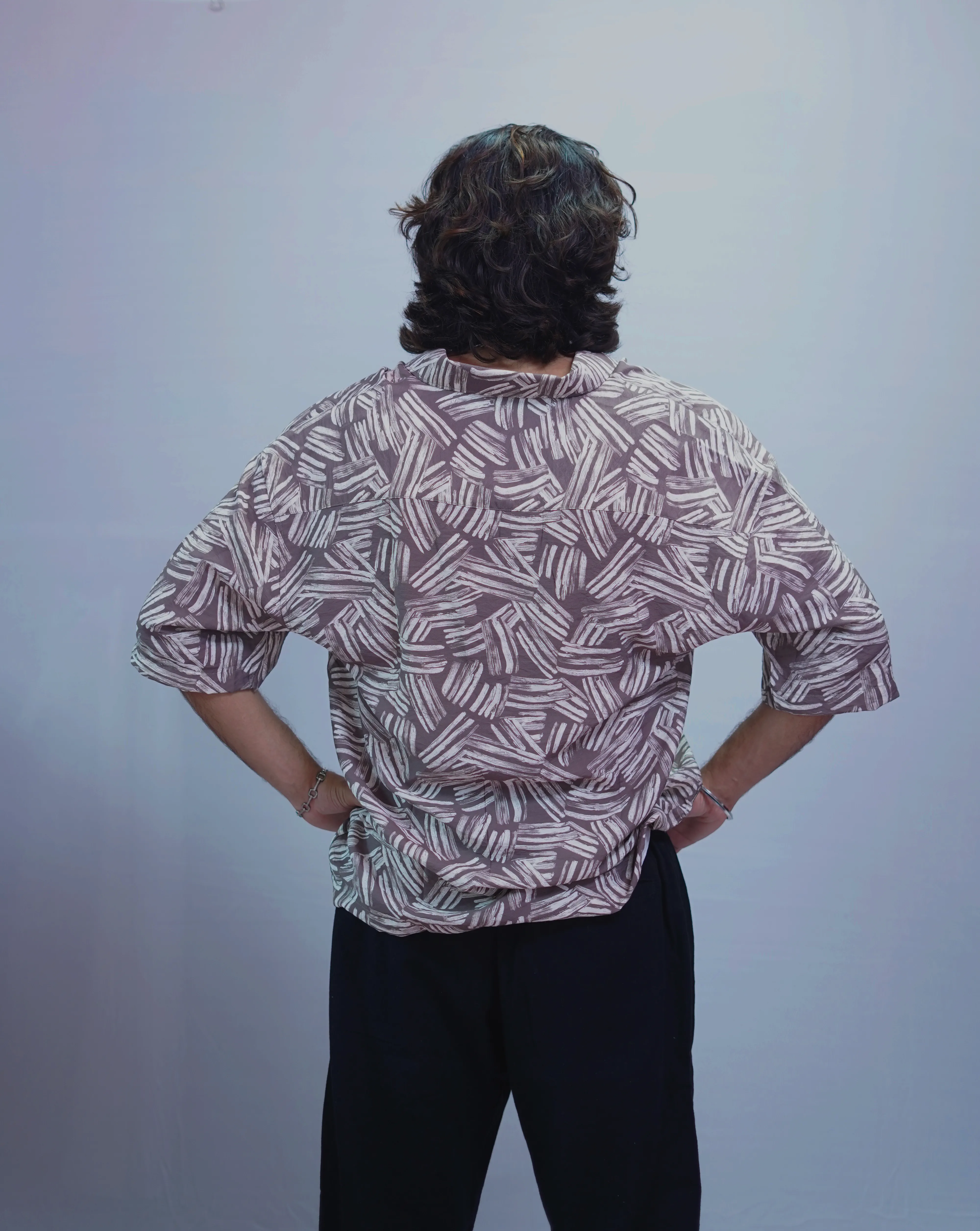 LINEN SANDAL PRINTED HALF SLEEVE