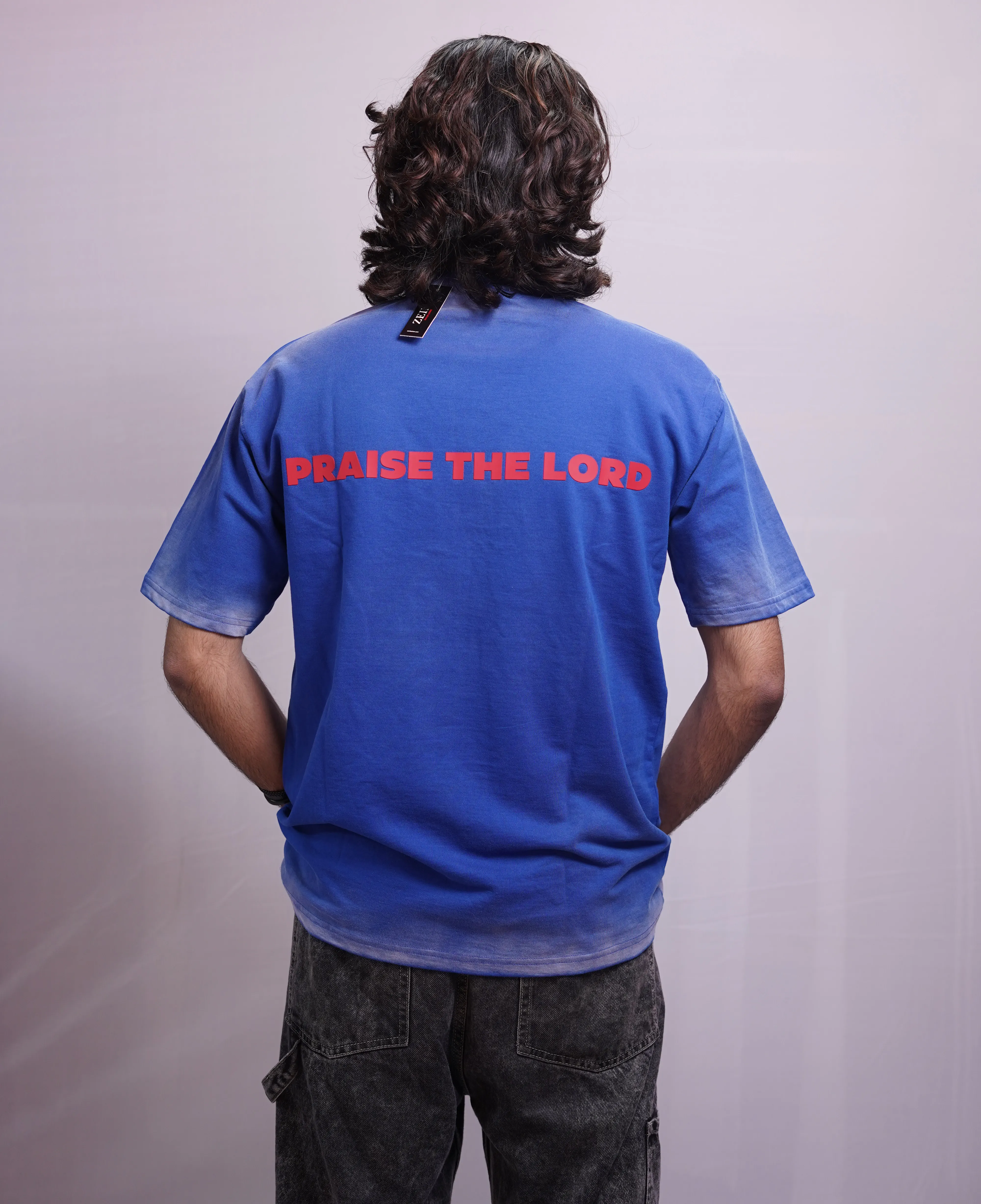 praise the lord washed tshirt, photo 3 of 4