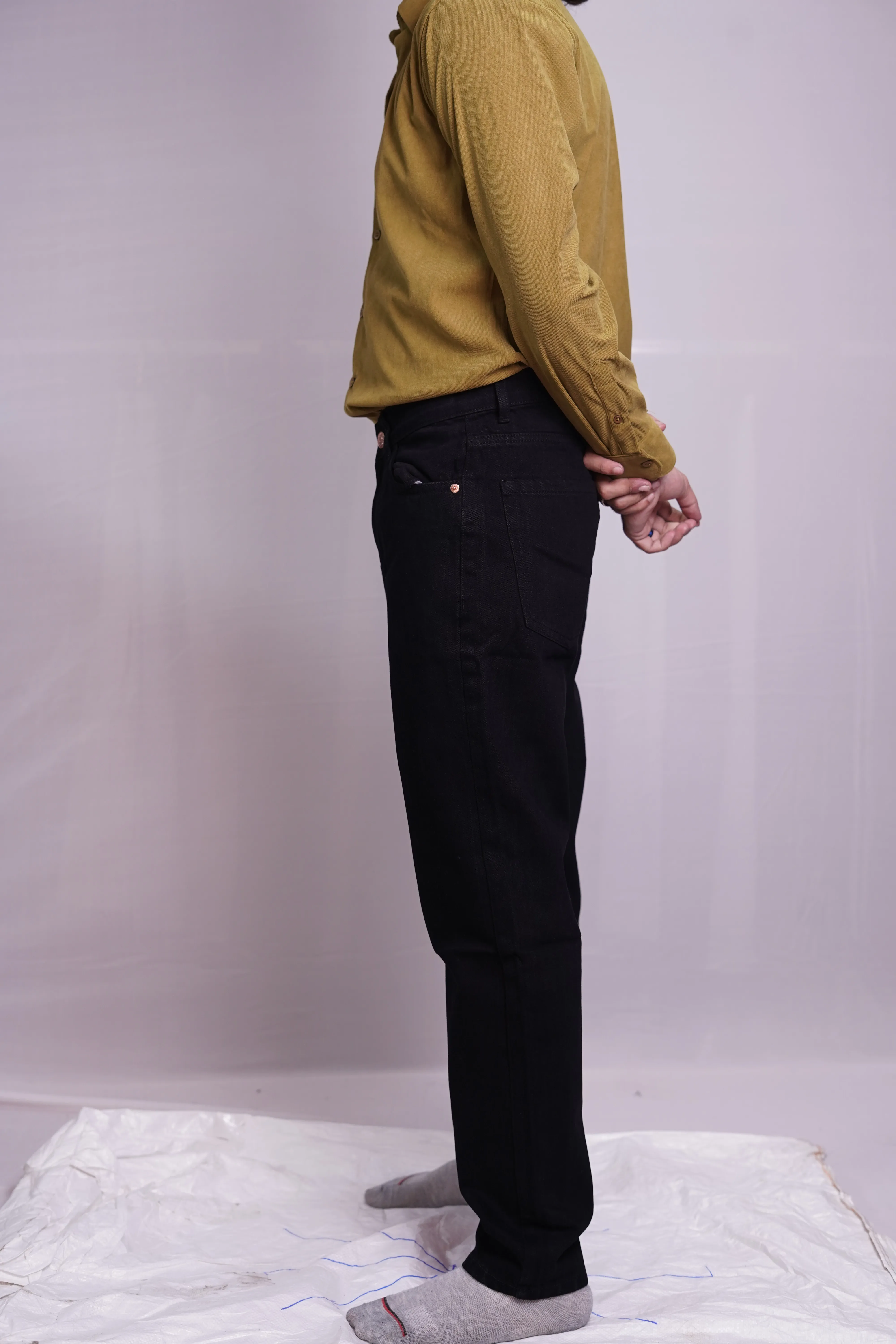 JET BLACK DENIM MOMFIT PANT, photo 3 of 4