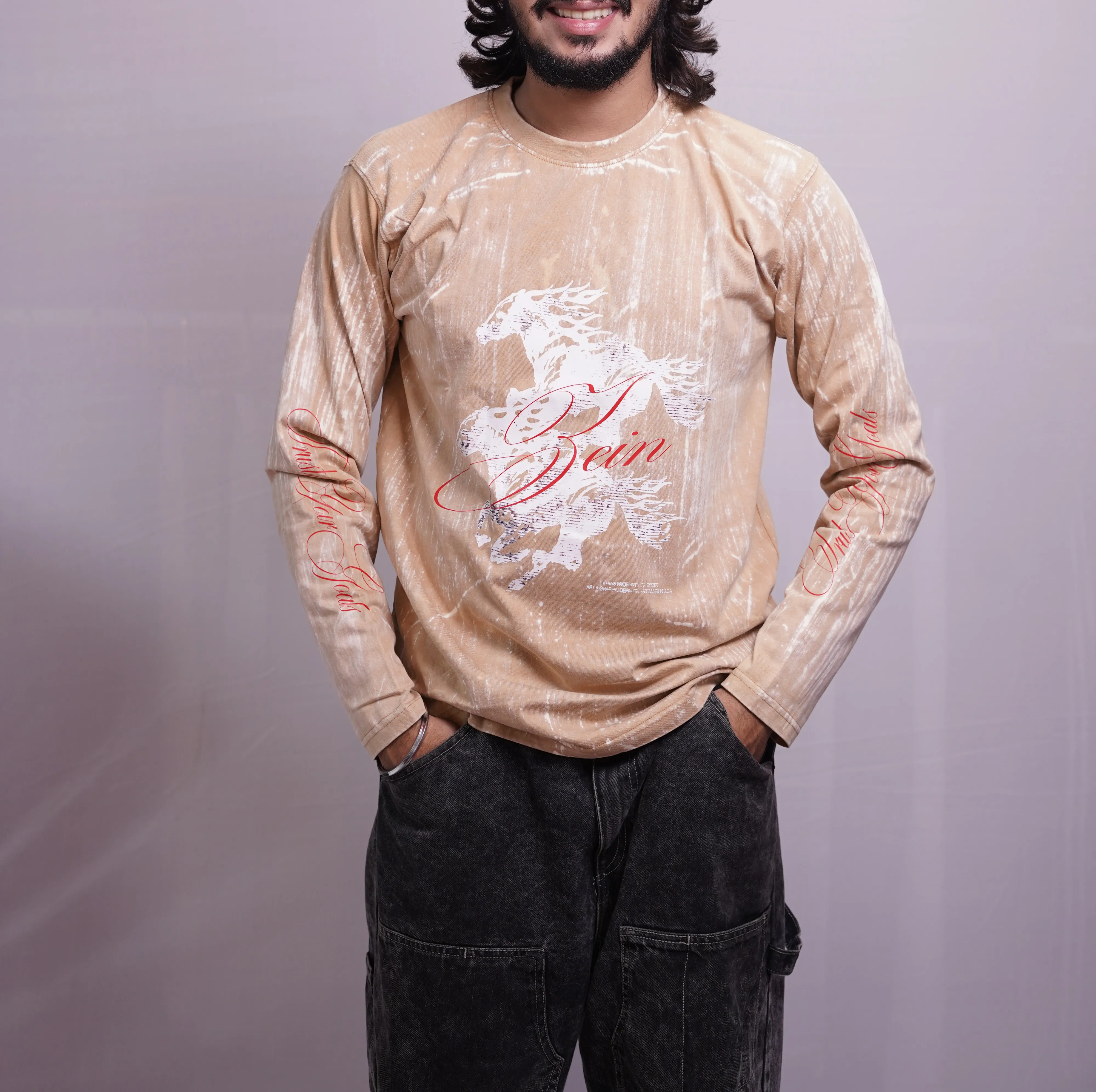 SEPIA SANDAL ACID WASH FULLSLEEVE, photo 2 of 4