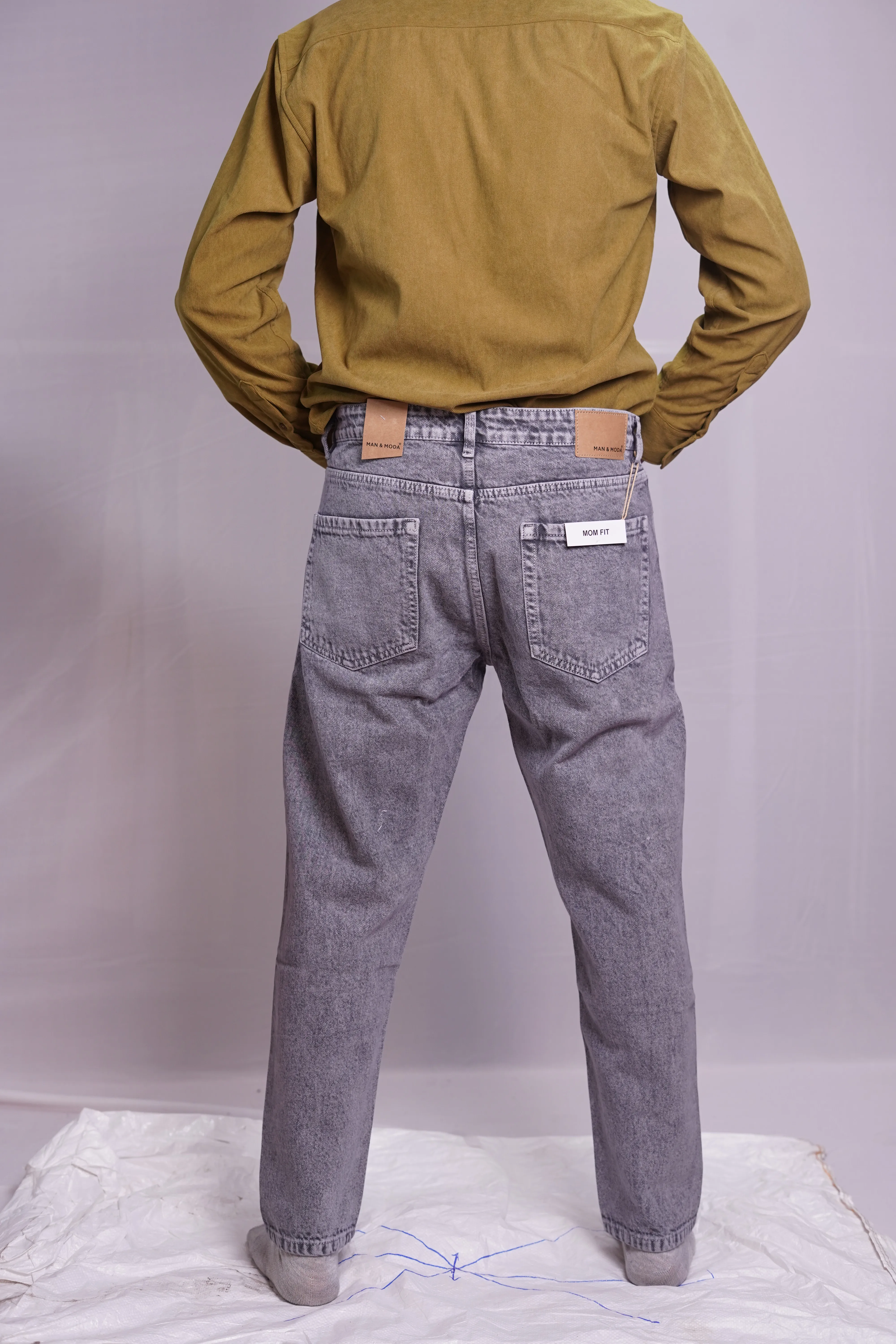 ACID GREY MOMFIT DENIM PANT, photo 4 of 4