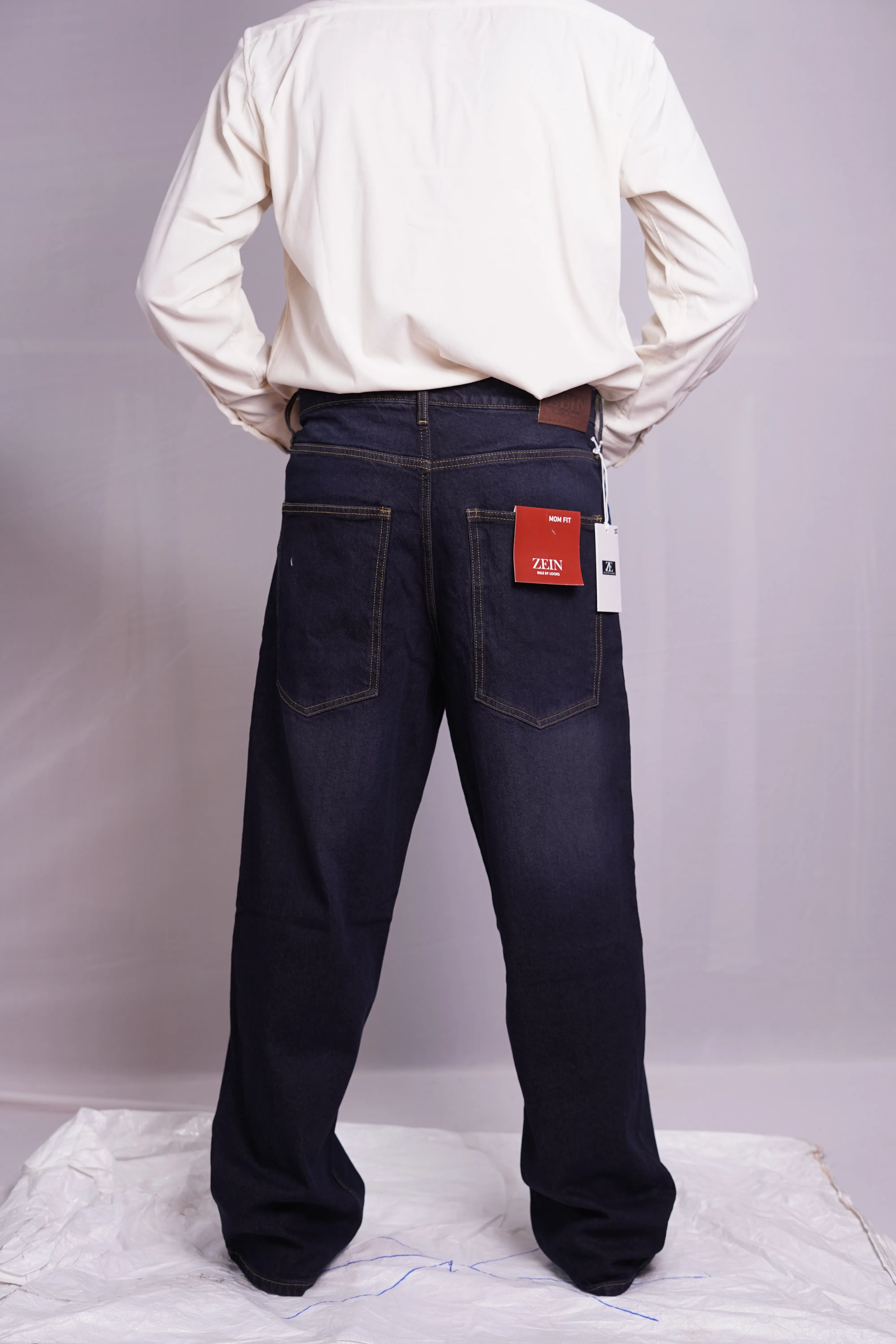 FADE DARK BLUE BAGGY DEMIN PANT, photo 4 of 4