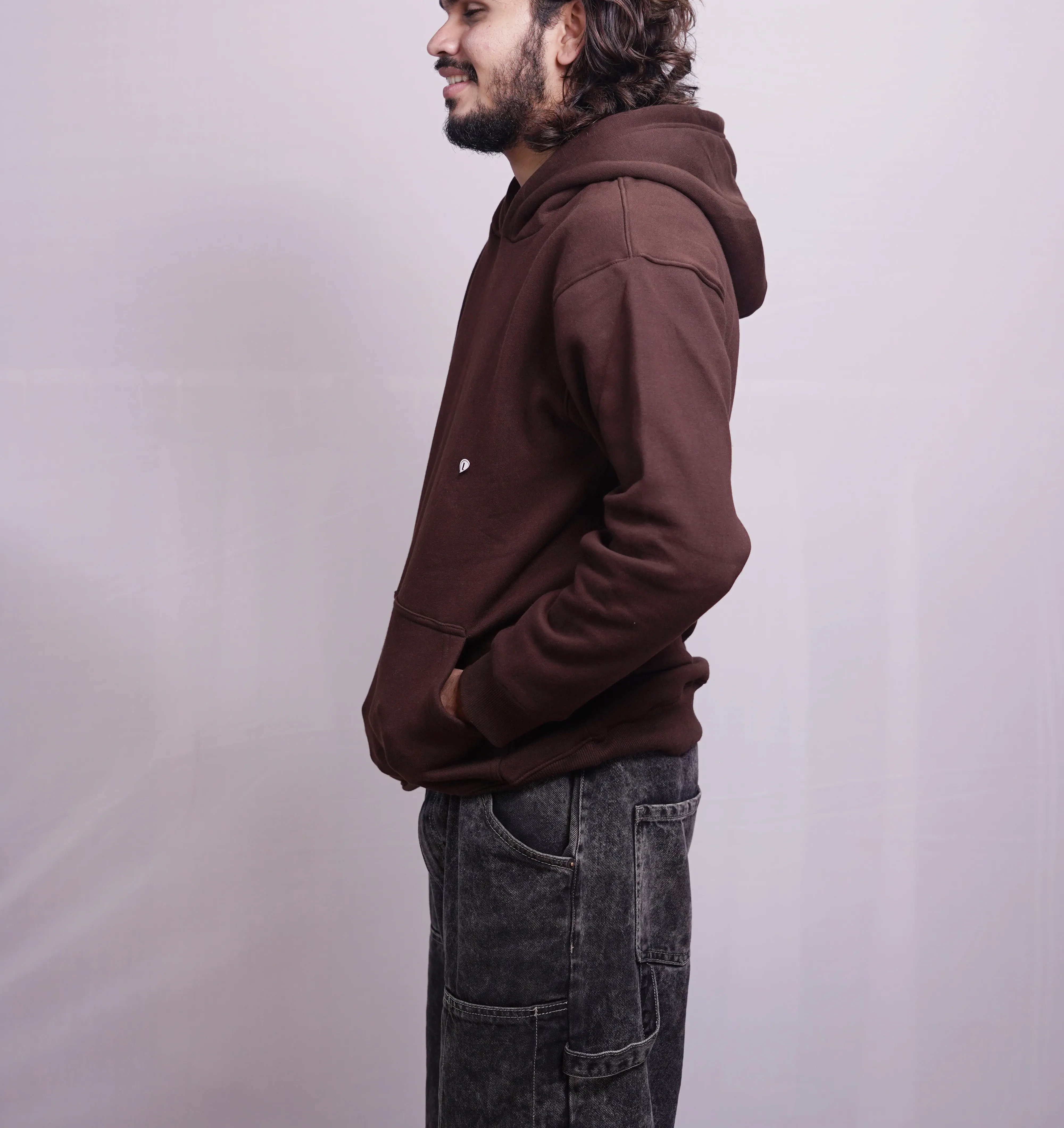 Brown  oversized hoodie, photo 3 of 4