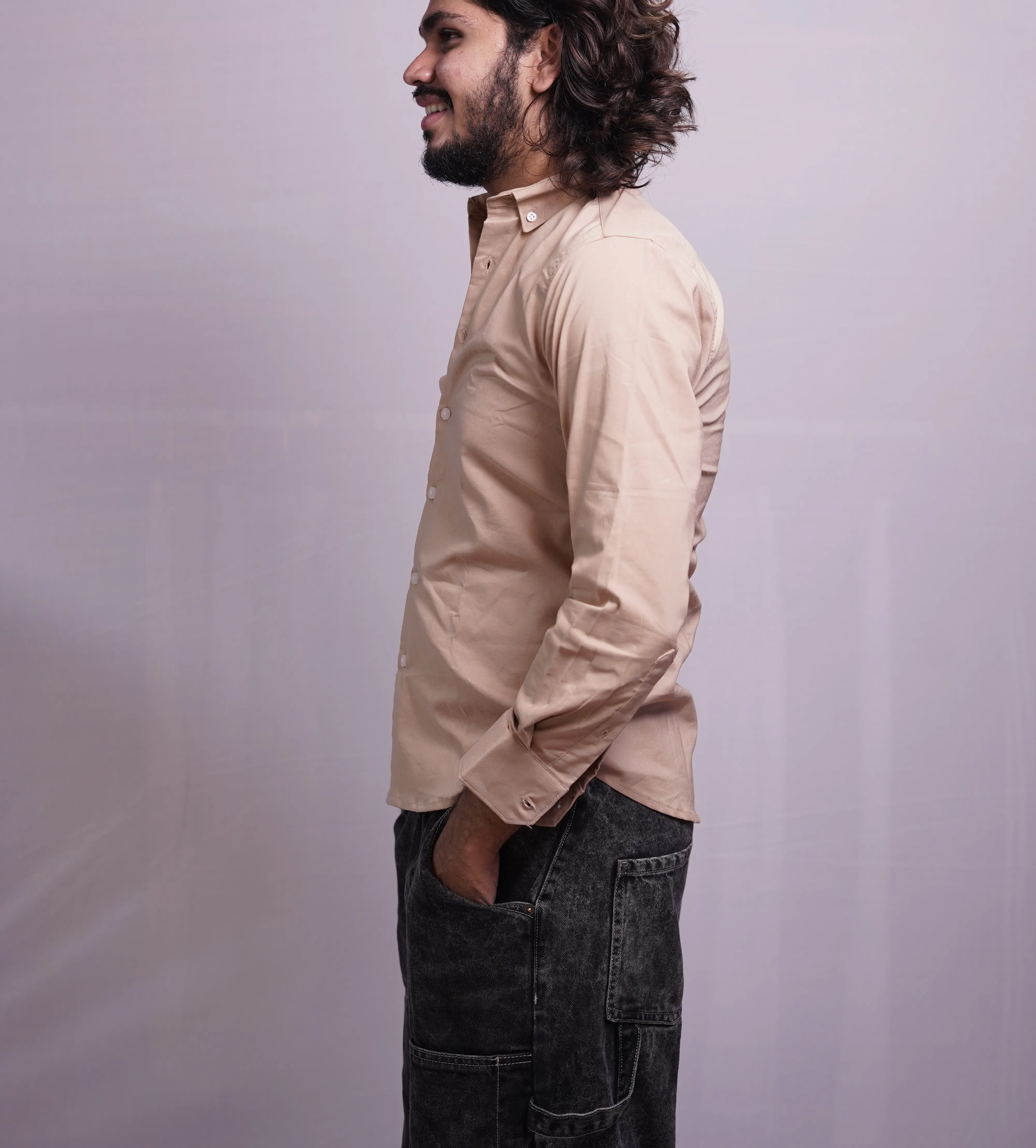 SANDAL LINEN PLAIN SHIRT, photo 3 of 4