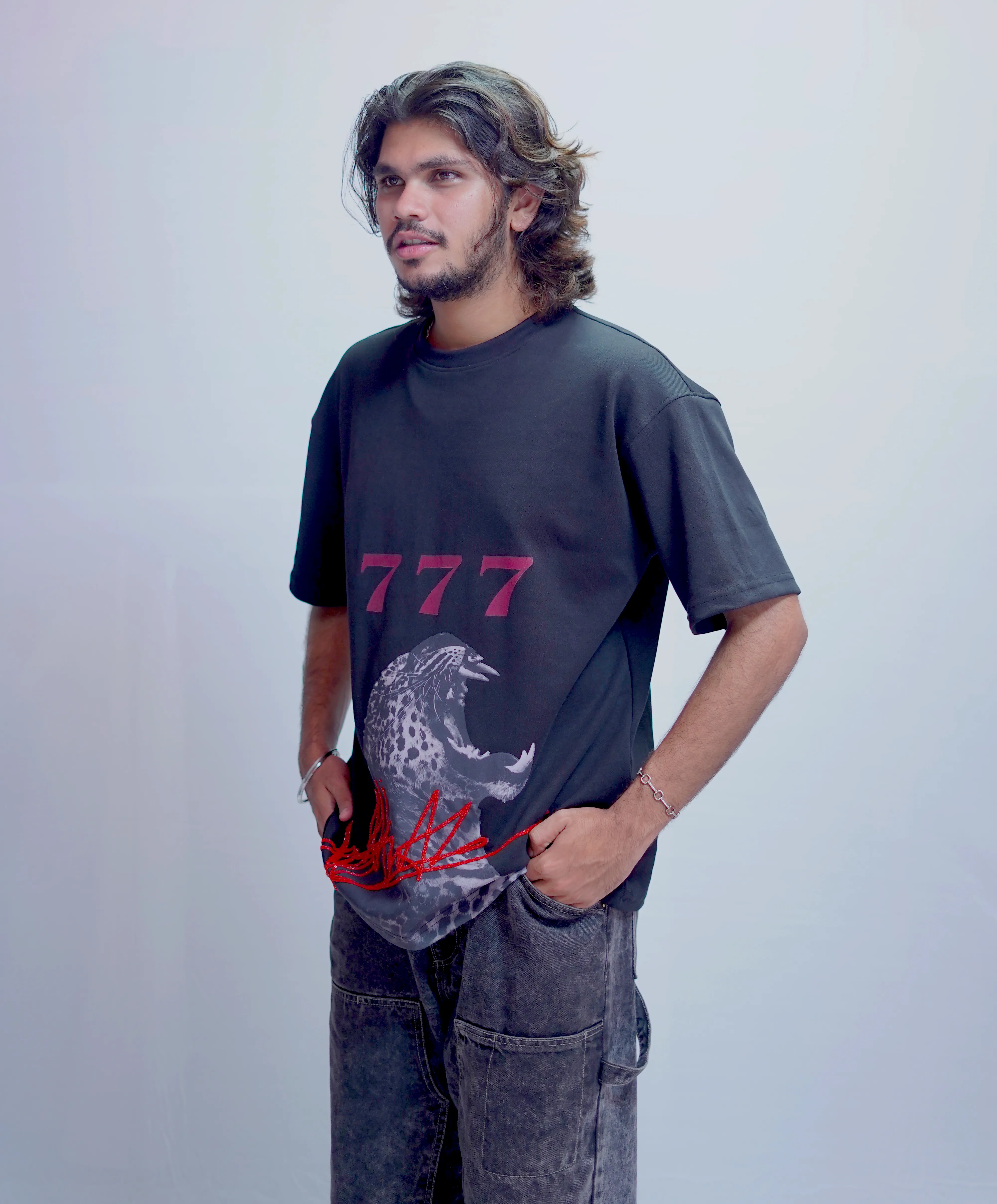 CHEETAH BLACK AARI TEES