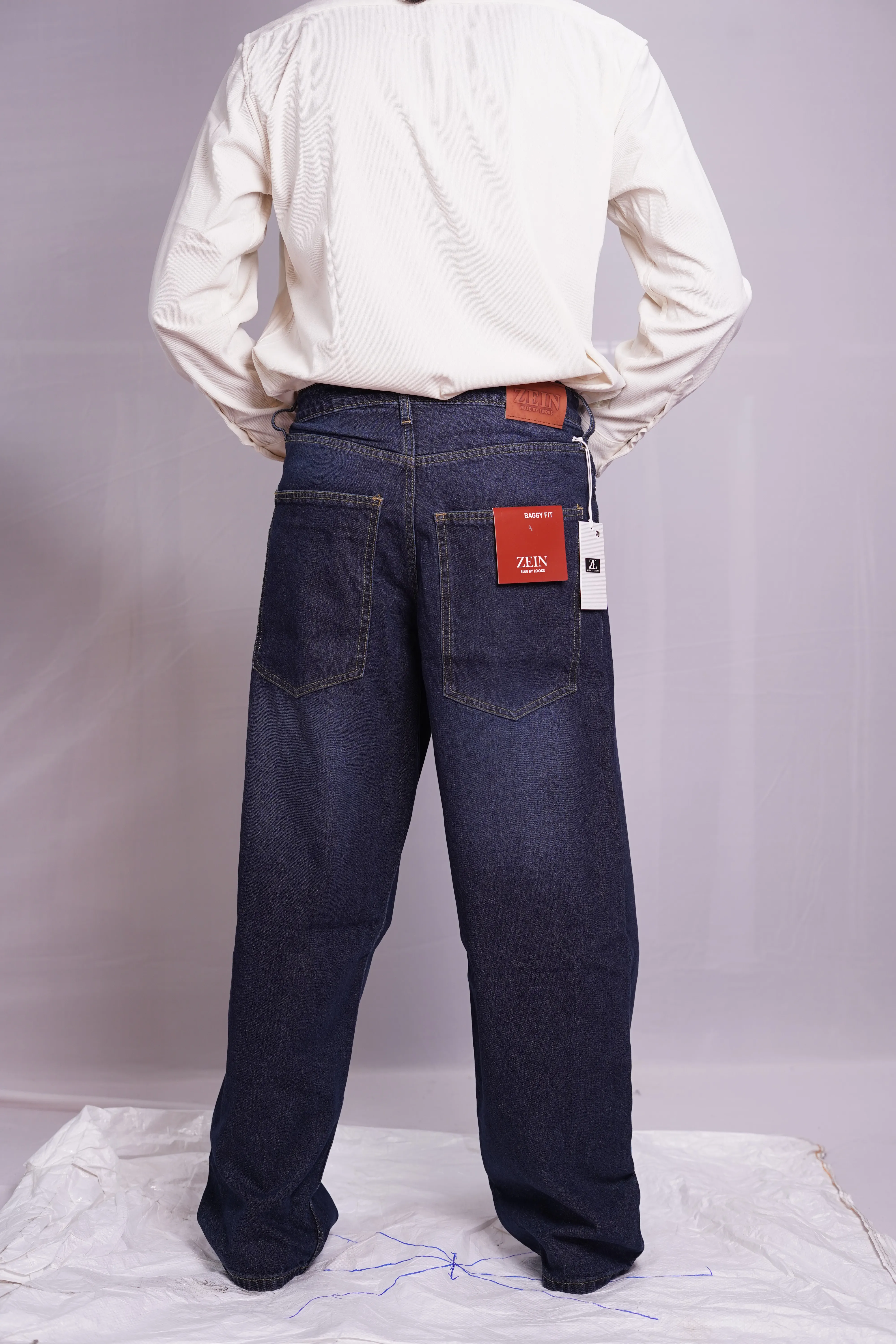 MIDNIGHT BLUE BAGGY DENIM PANT, photo 4 of 4