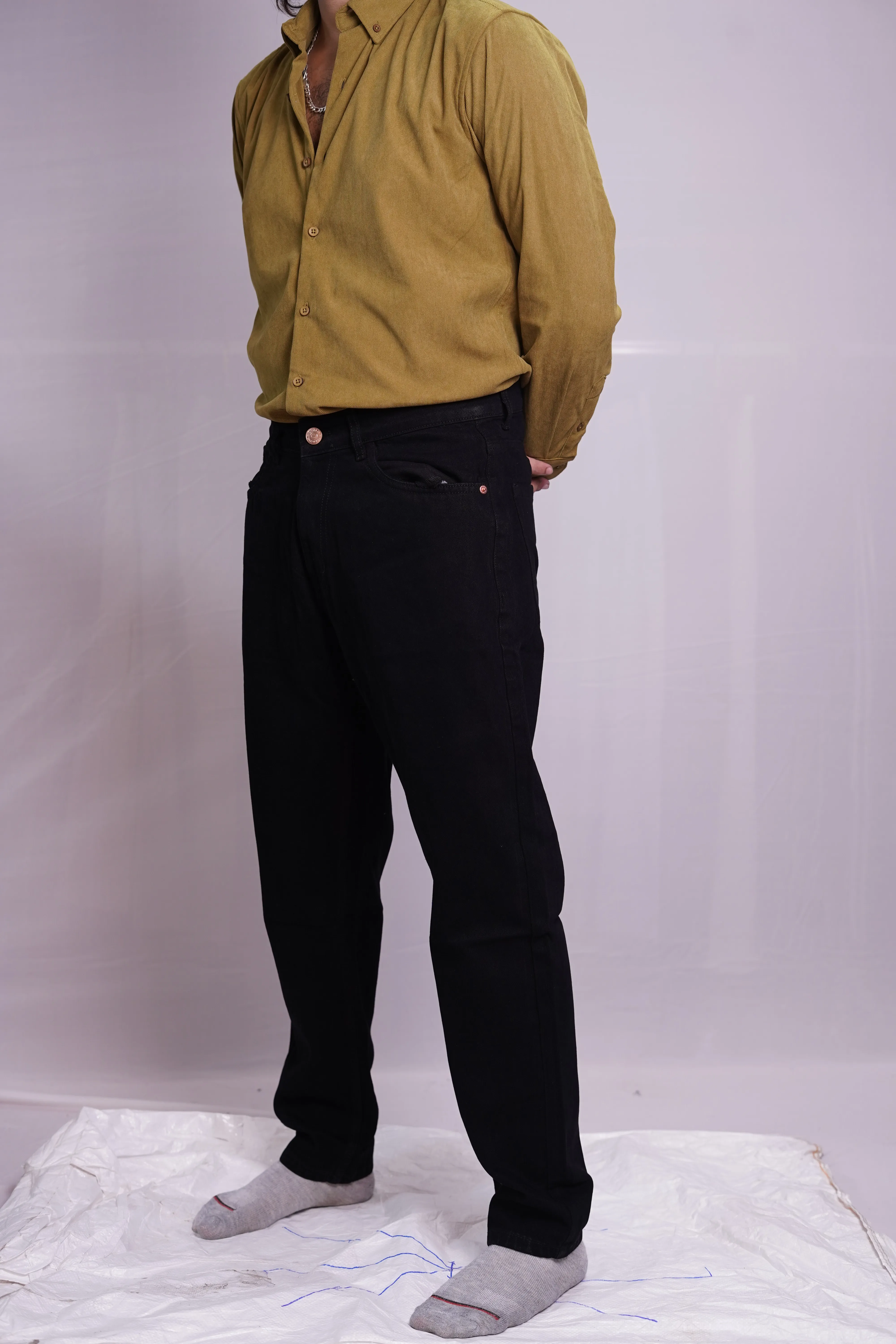 JET BLACK DENIM MOMFIT PANT, photo 1 of 4