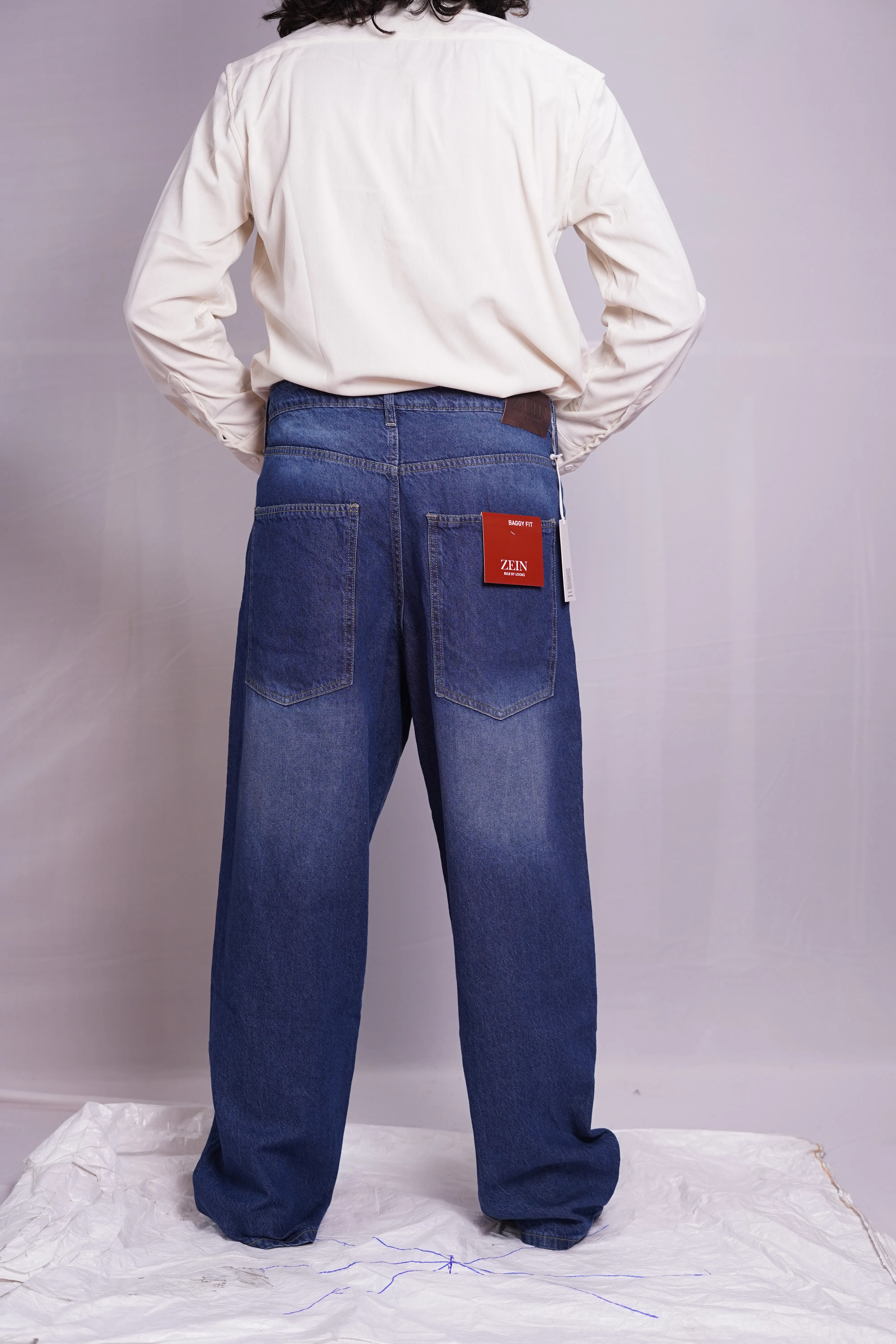 INDIGO BLUE BAGGY DENIM PANT, photo 4 of 4