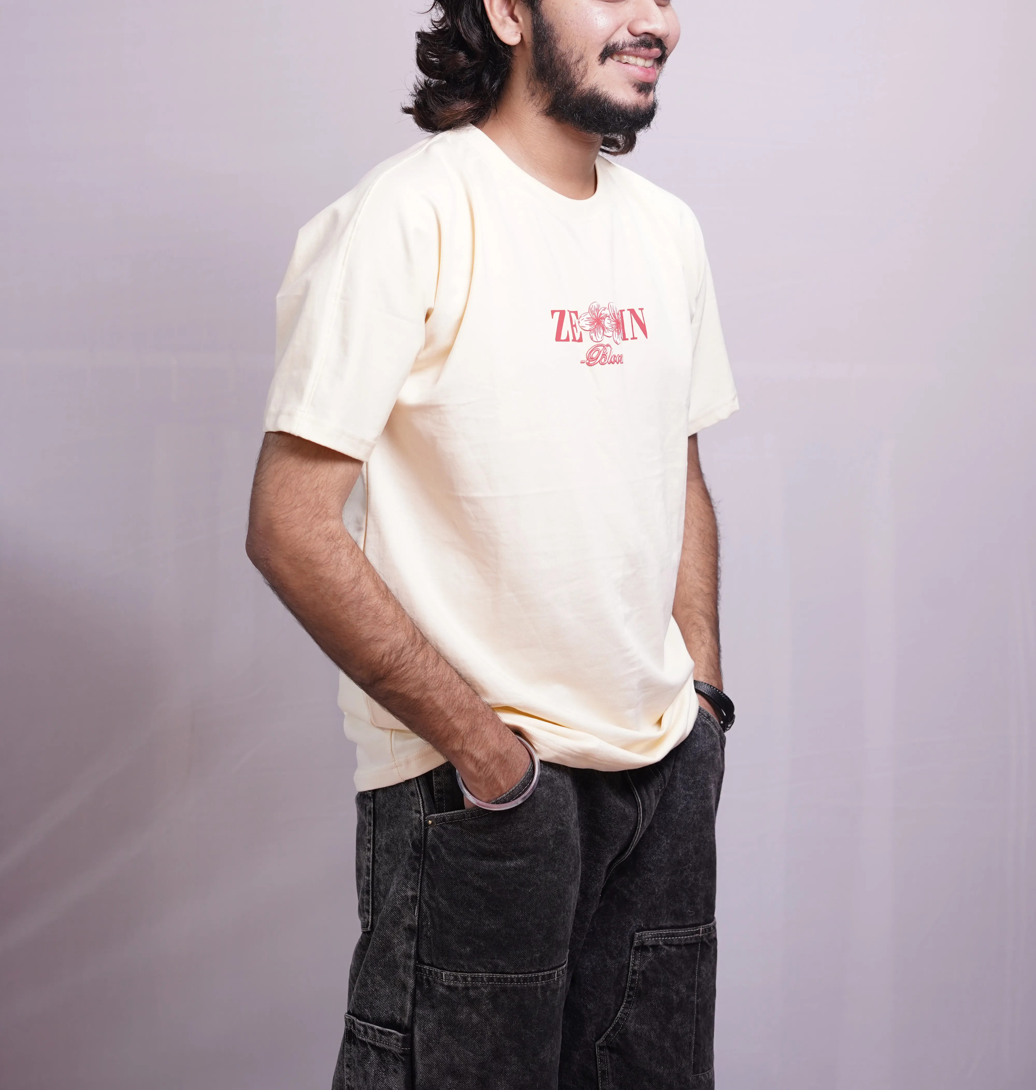 BLOOM BEIGE TSHIRT
