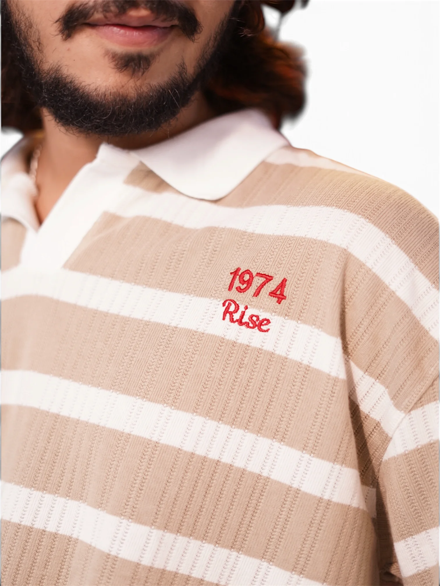 RETRO SANDAL STRIPS POLO TEES, photo 2 of 2