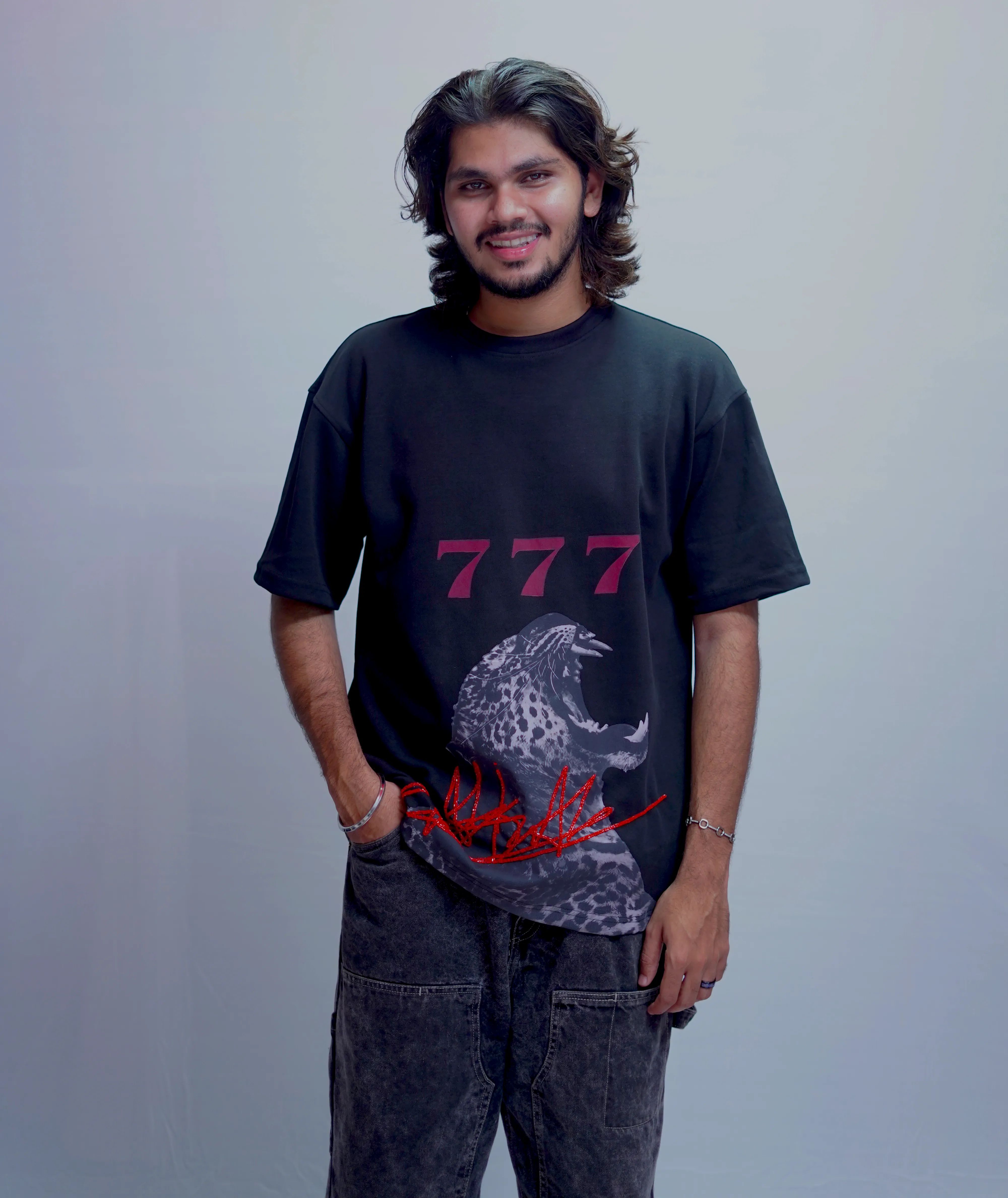 CHEETAH BLACK AARI TEES