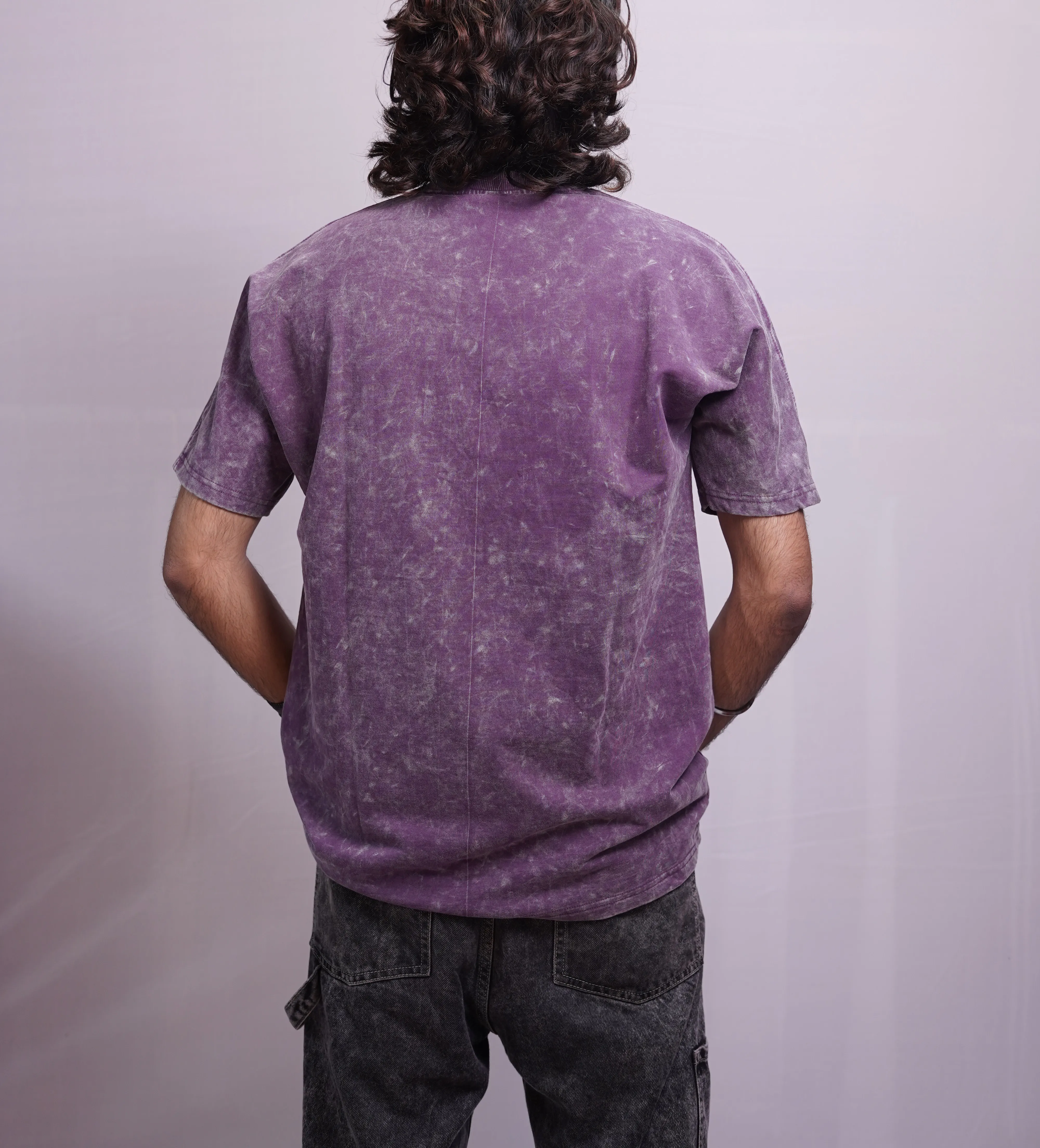 VIOLET PRAISE THE LORD WASHED OVERSIZED TSHIRT, photo 4 of 4