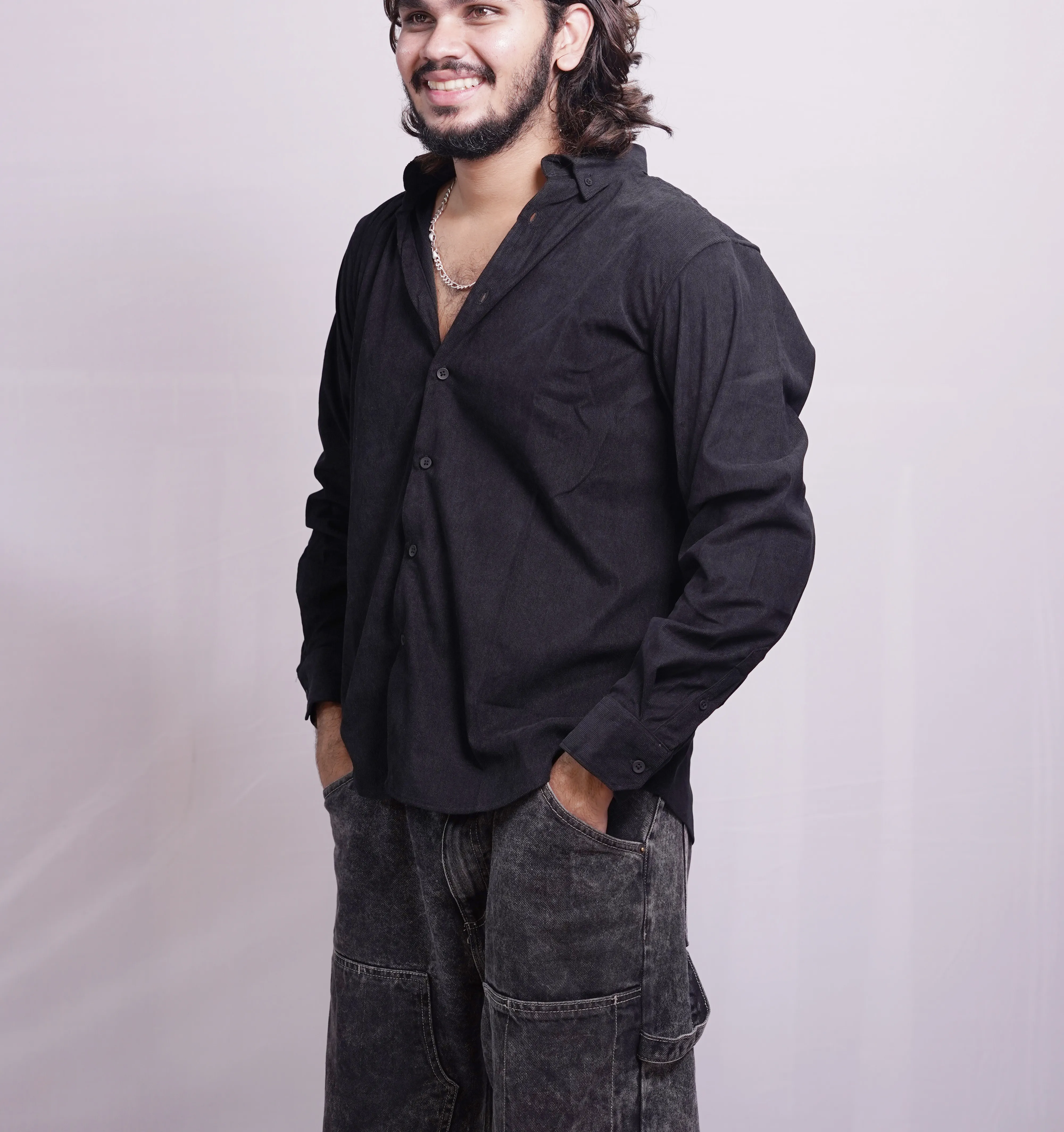 BLACK CORDORY SHIRT