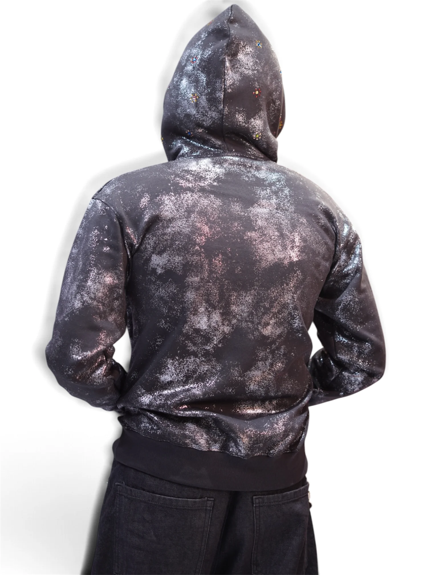 MIDNIGHT METALLIC SPALLTER HOODIE, photo 3 of 3