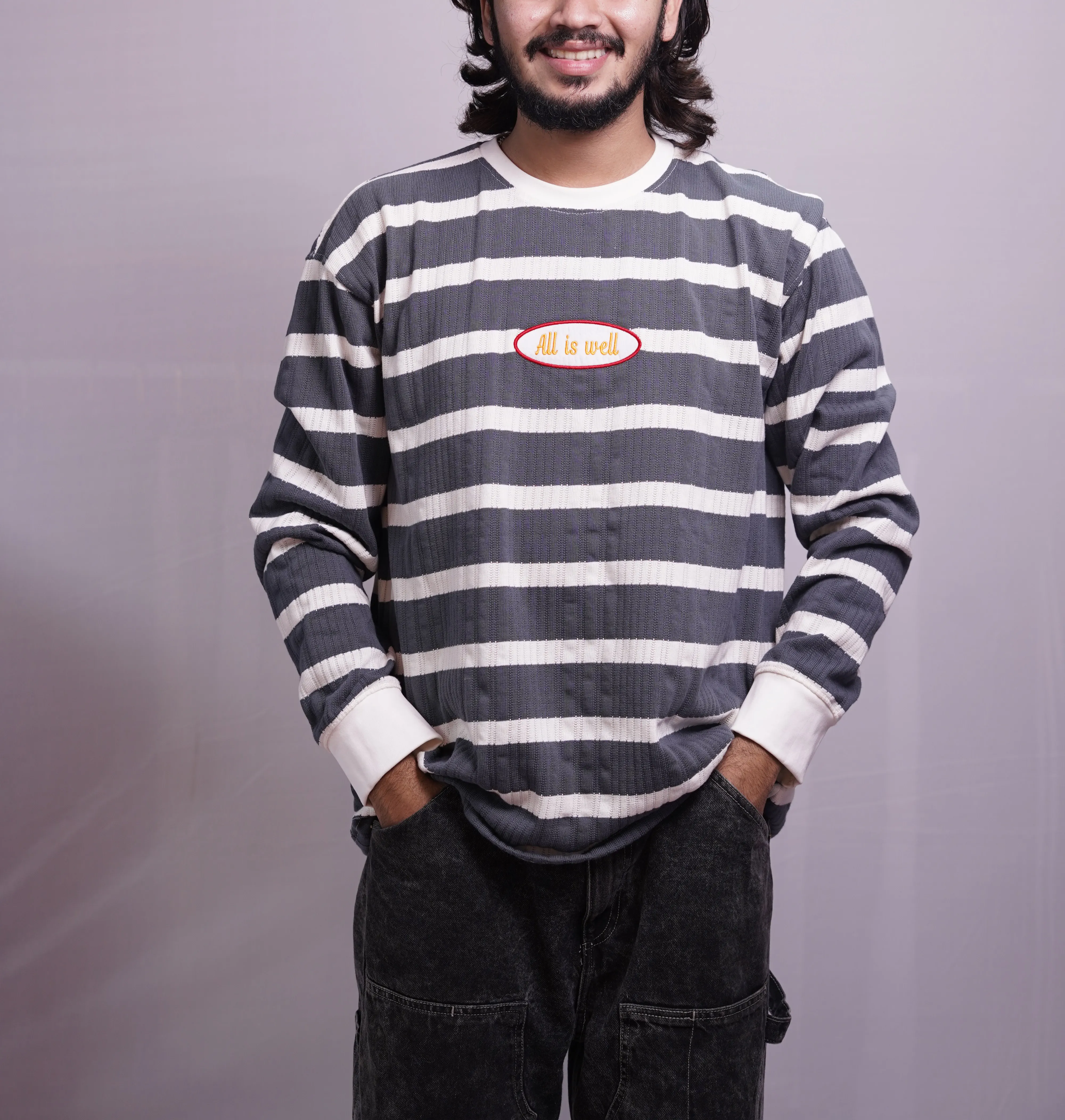 CHARCOAL GREY FULLSLEEVE TEES, photo 5 of 5
