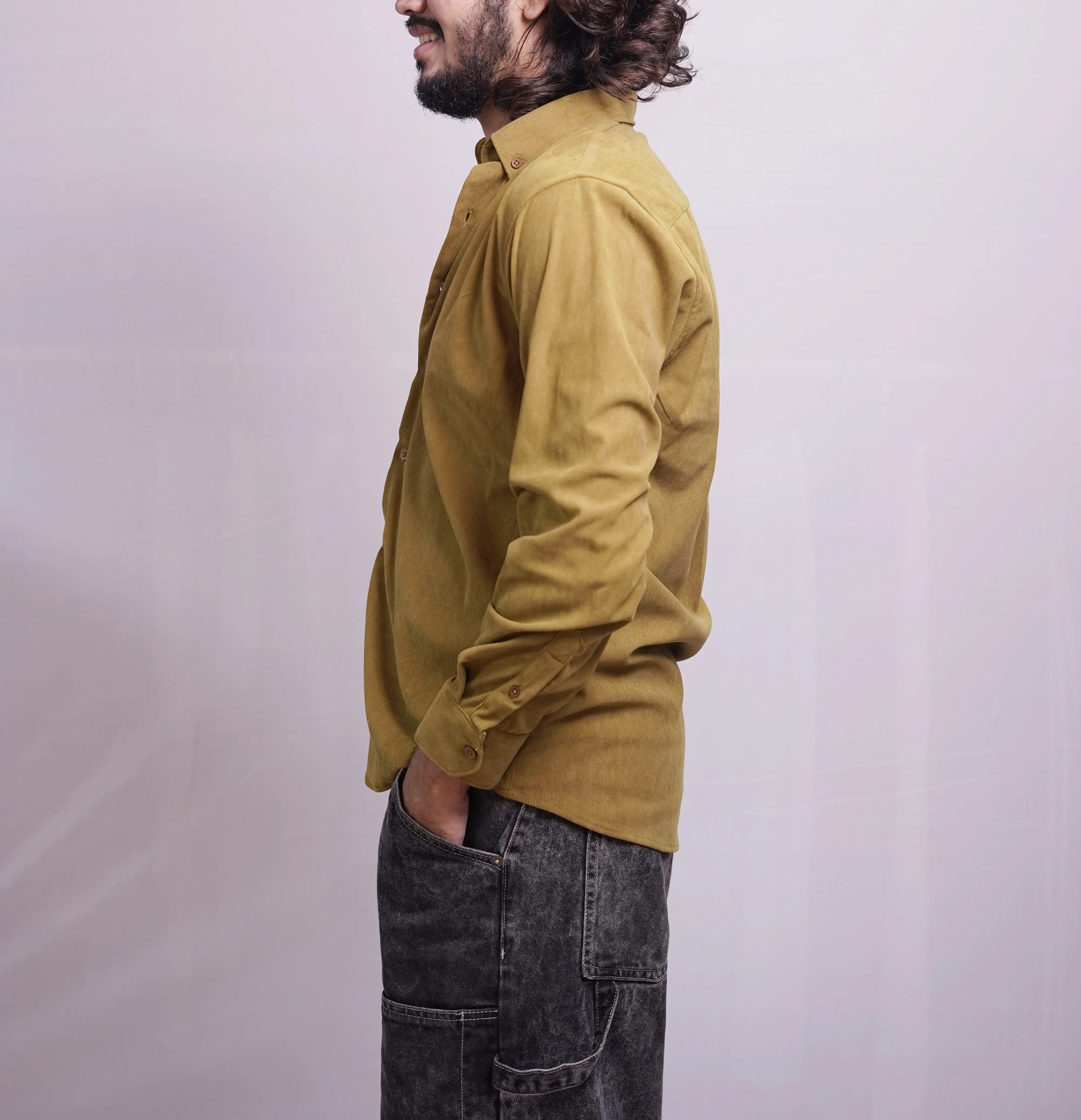 OLIVE CODROY SHIRT, photo 3 of 4