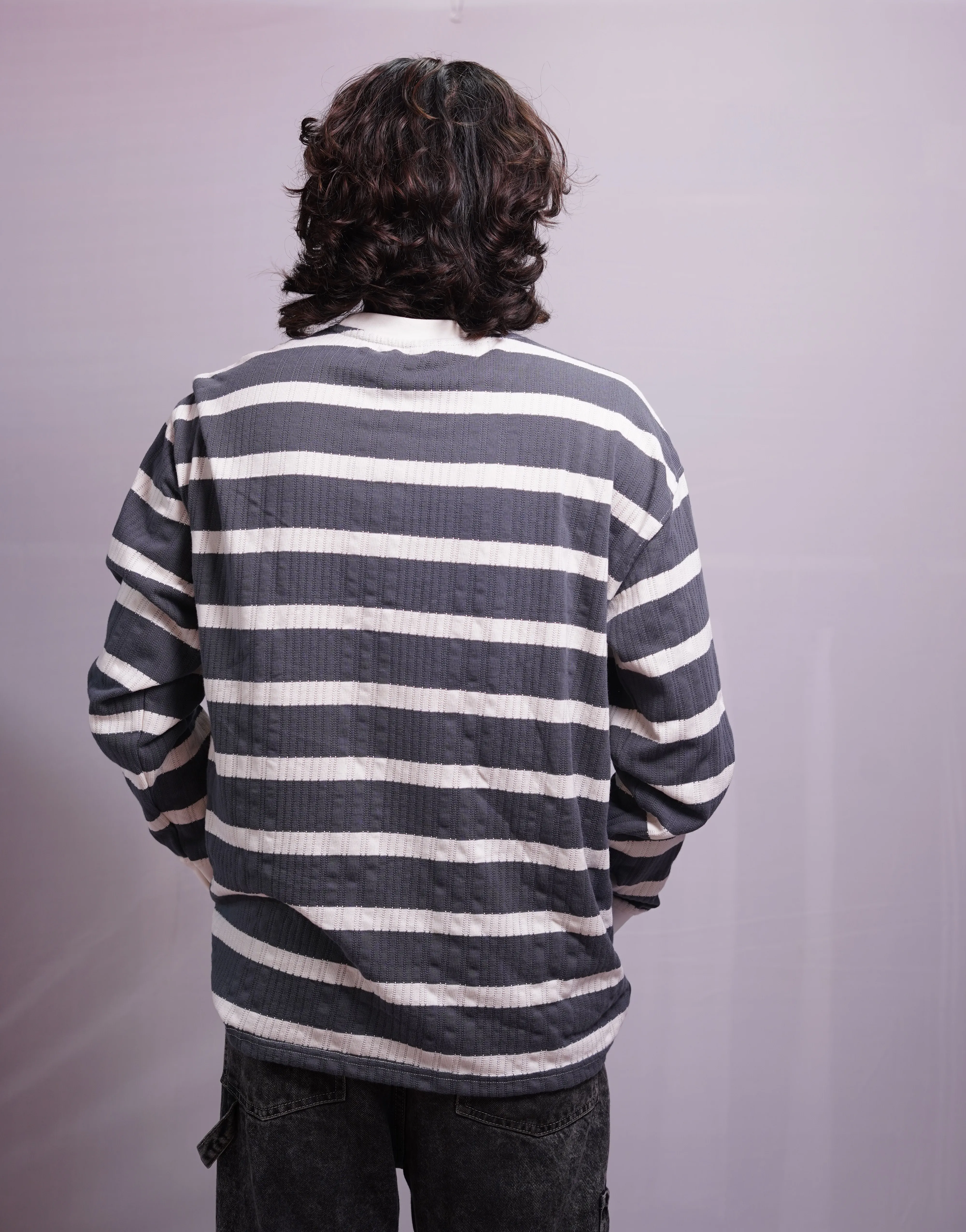 CHARCOAL GREY FULLSLEEVE TEES, photo 4 of 5