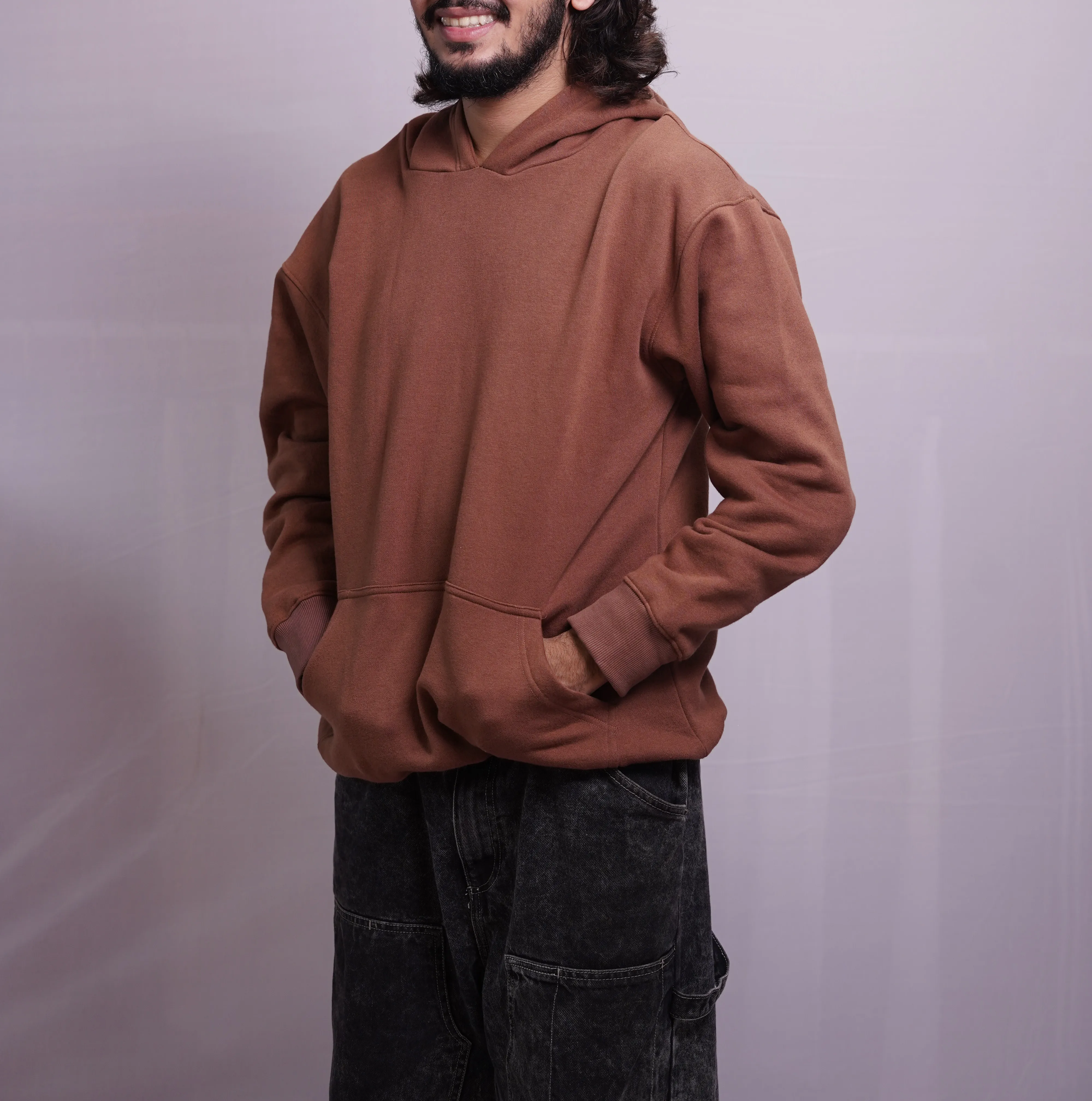 caramel oversized hoodie, photo 1 of 4